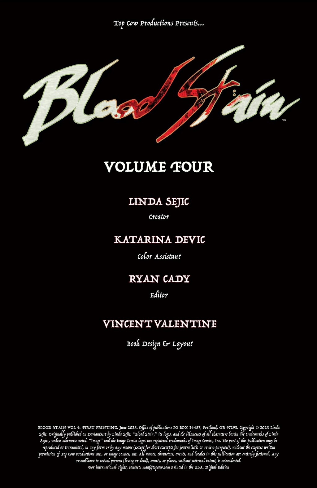 Read online Blood Stain comic -  Issue # TPB 4 (Part 1) - 4