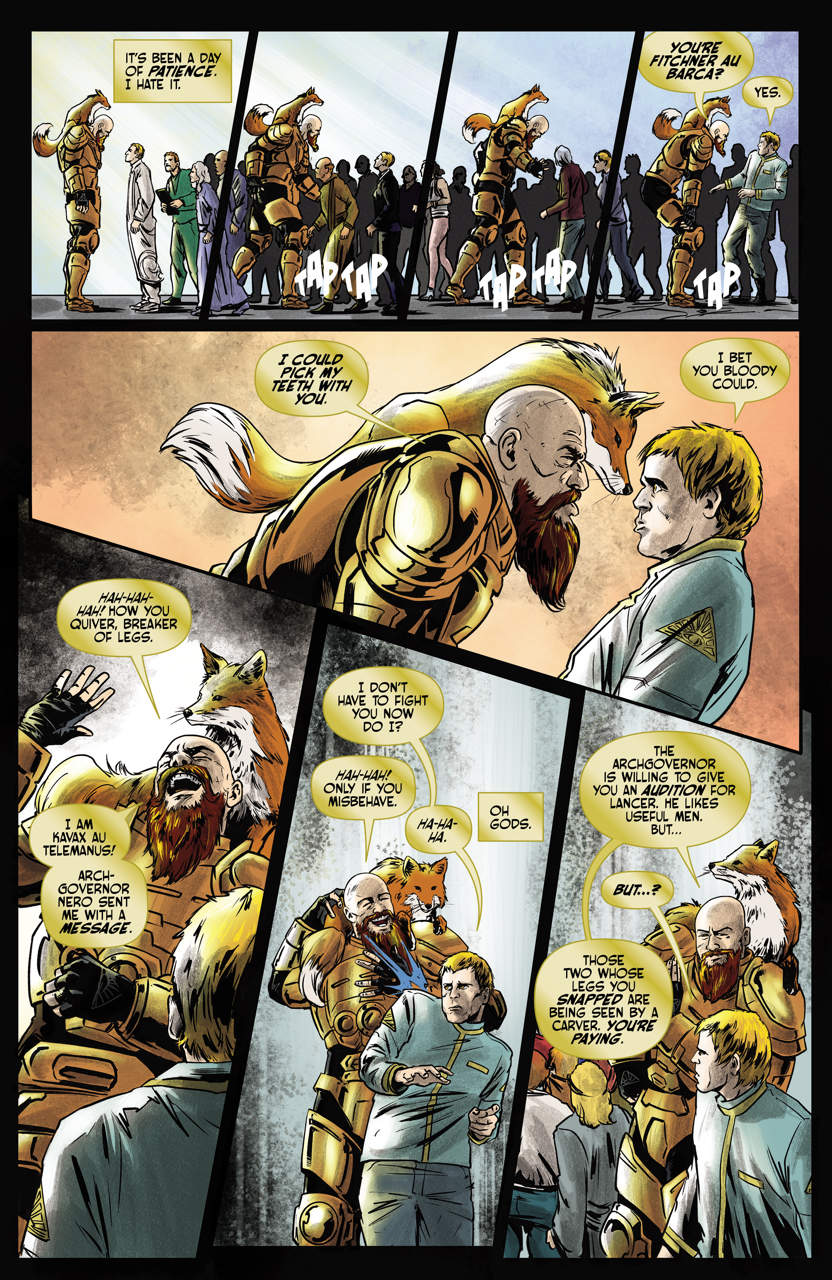 Read online Pierce Brown's Red Rising: Sons of Ares: Forbidden Song comic -  Issue # TPB - 62