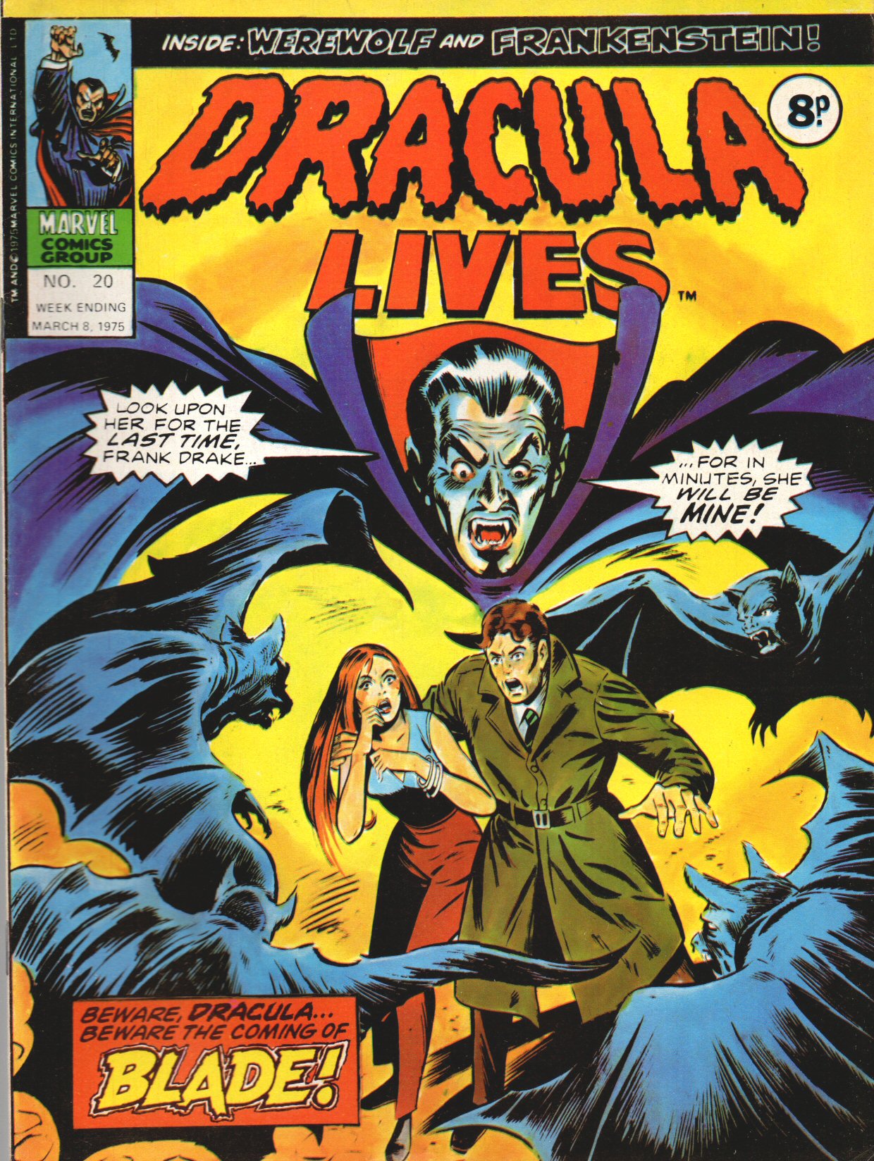 Read online Dracula Lives (1974) comic -  Issue #20 - 1