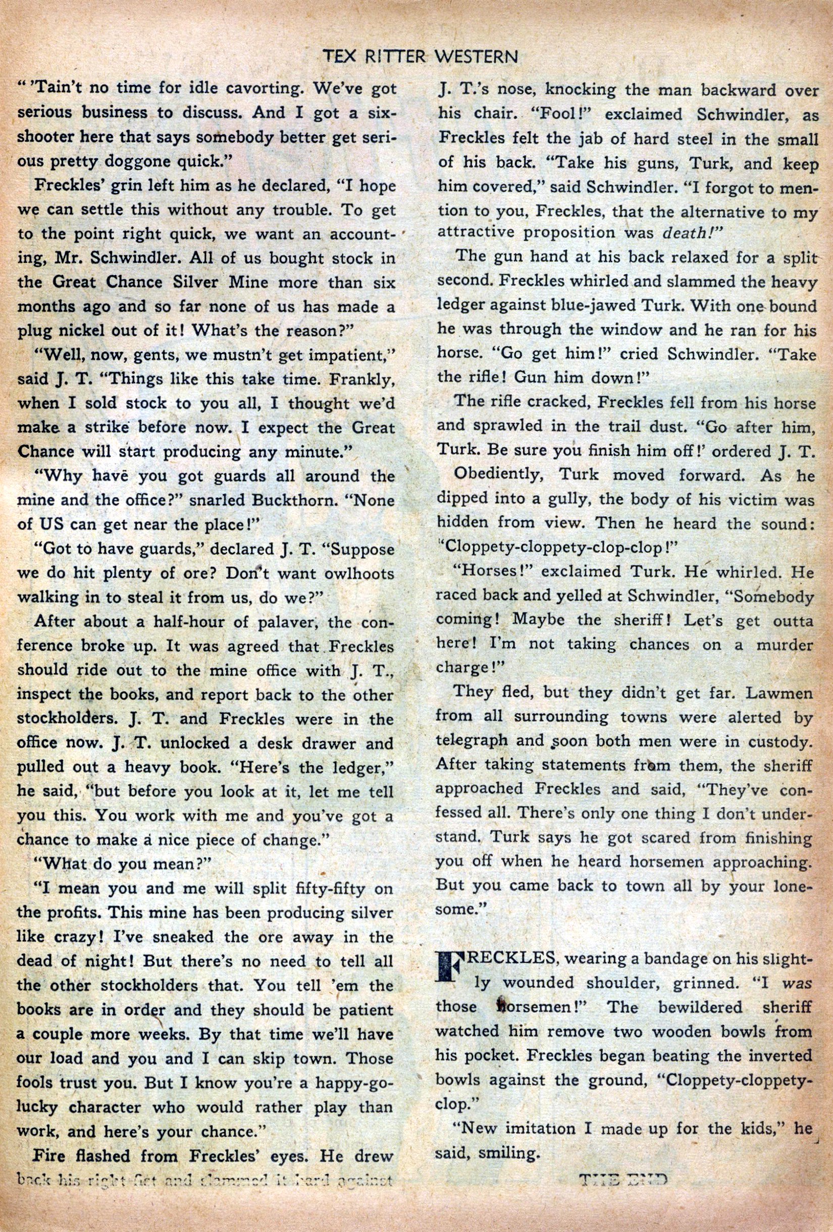 Read online Tex Ritter Western comic -  Issue #12 - 27