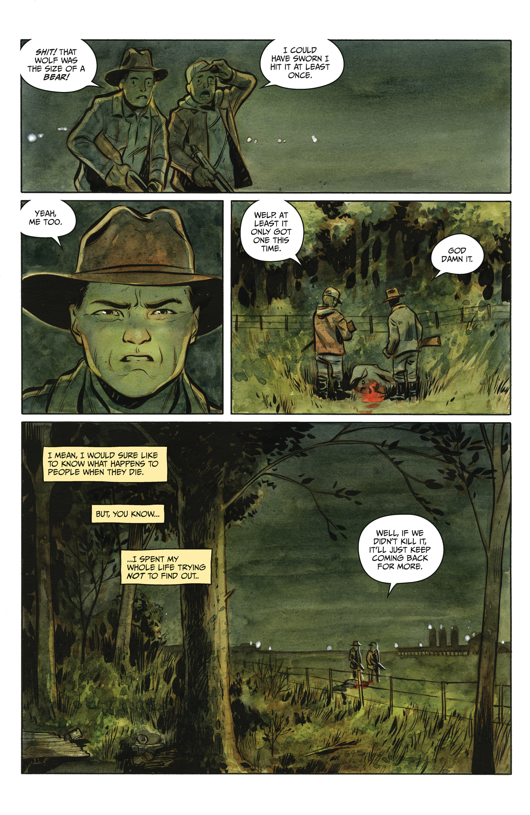 Read online The Lonesome Hunters: The Wolf Child comic -  Issue #1 - 4