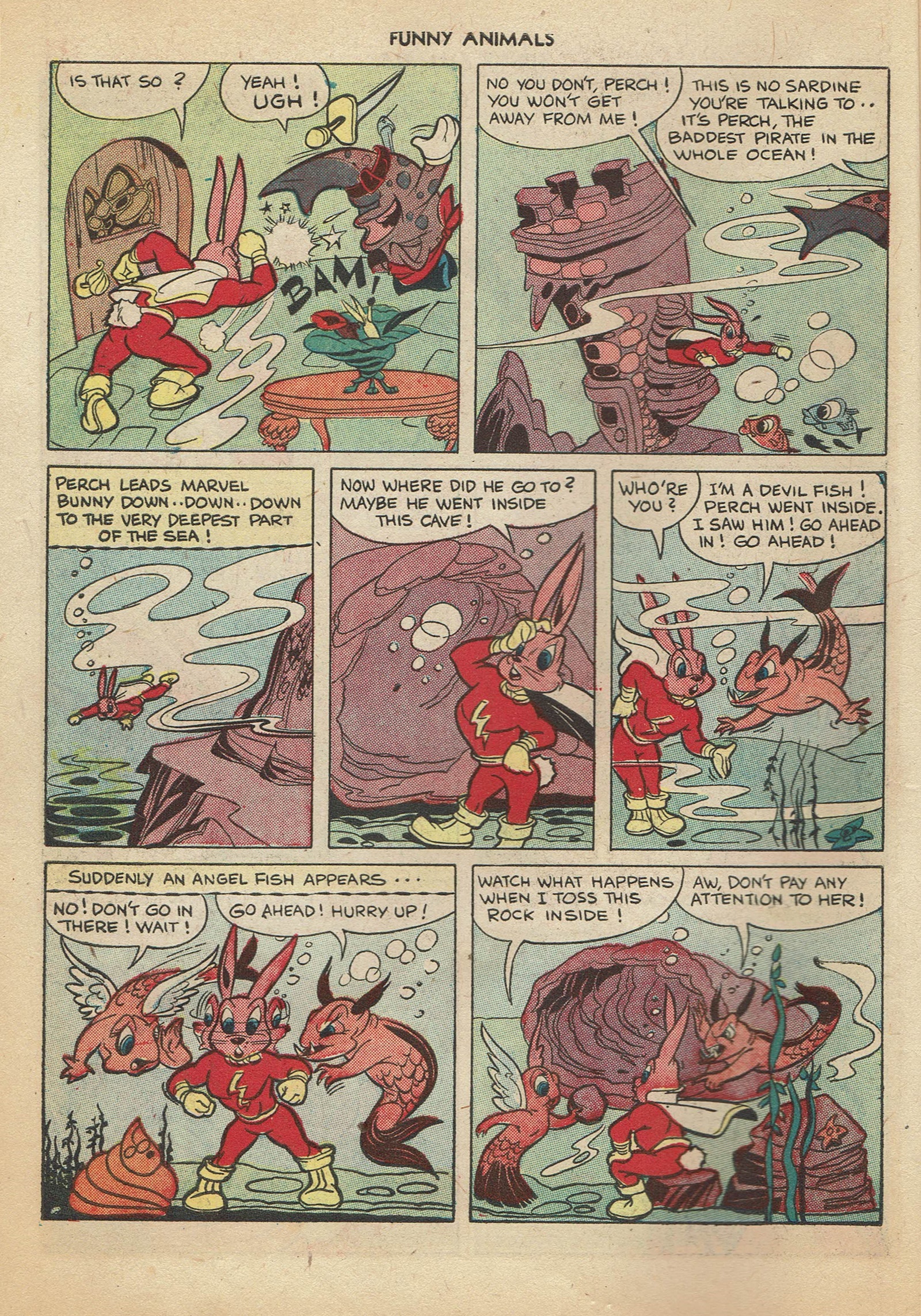 Read online Fawcett's Funny Animals comic -  Issue #25 - 6