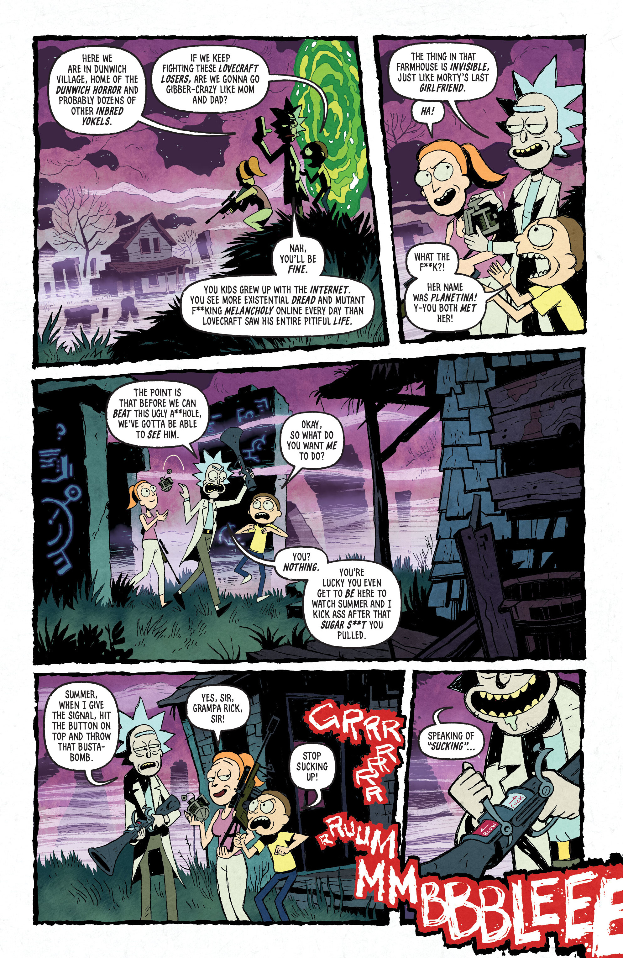 Read online Rick and Morty: vs. Cthulhu comic -  Issue # TPB - 21