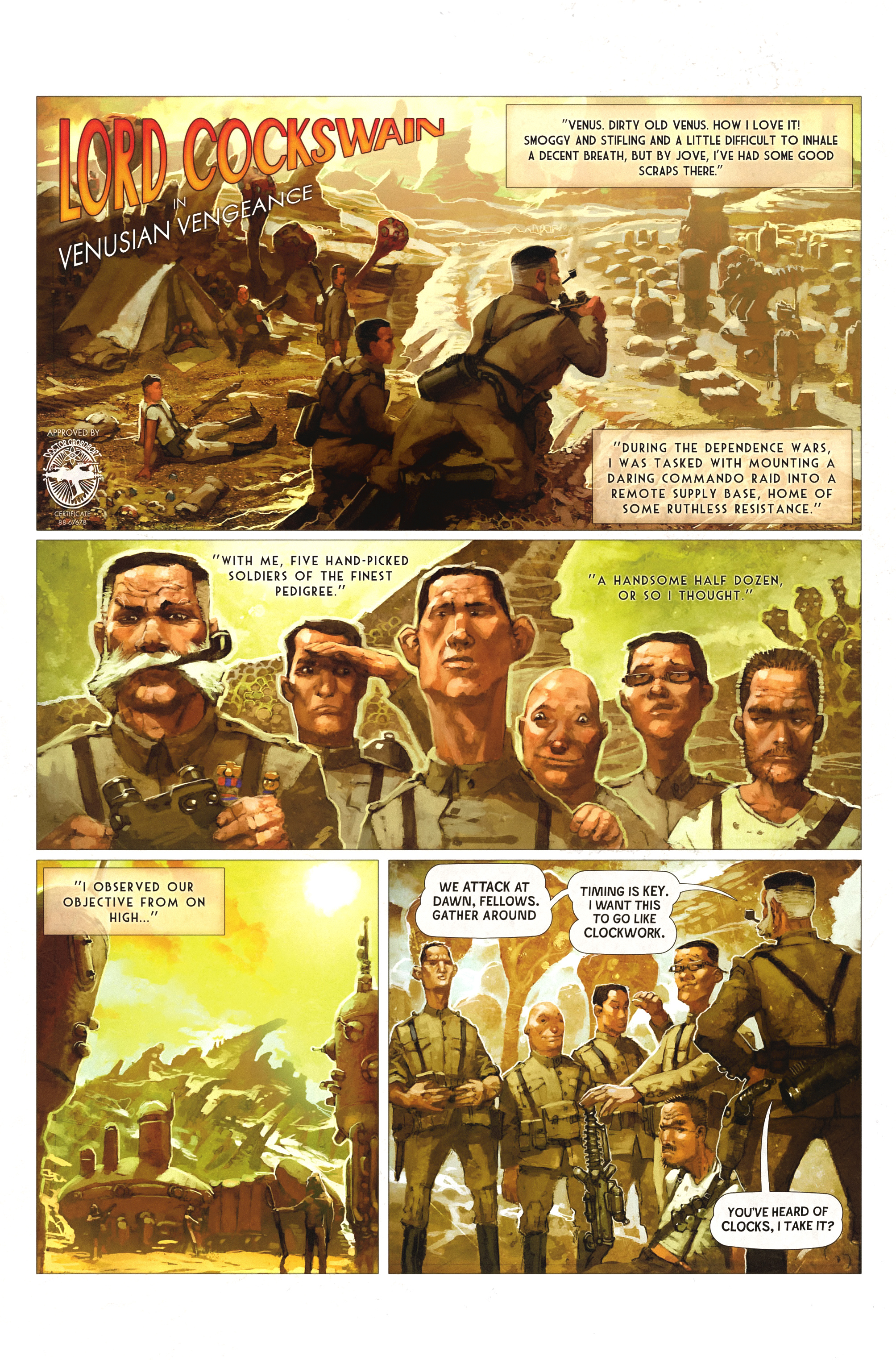 Read online Dr. Grordbort Onslaught comic -  Issue # TPB - 110
