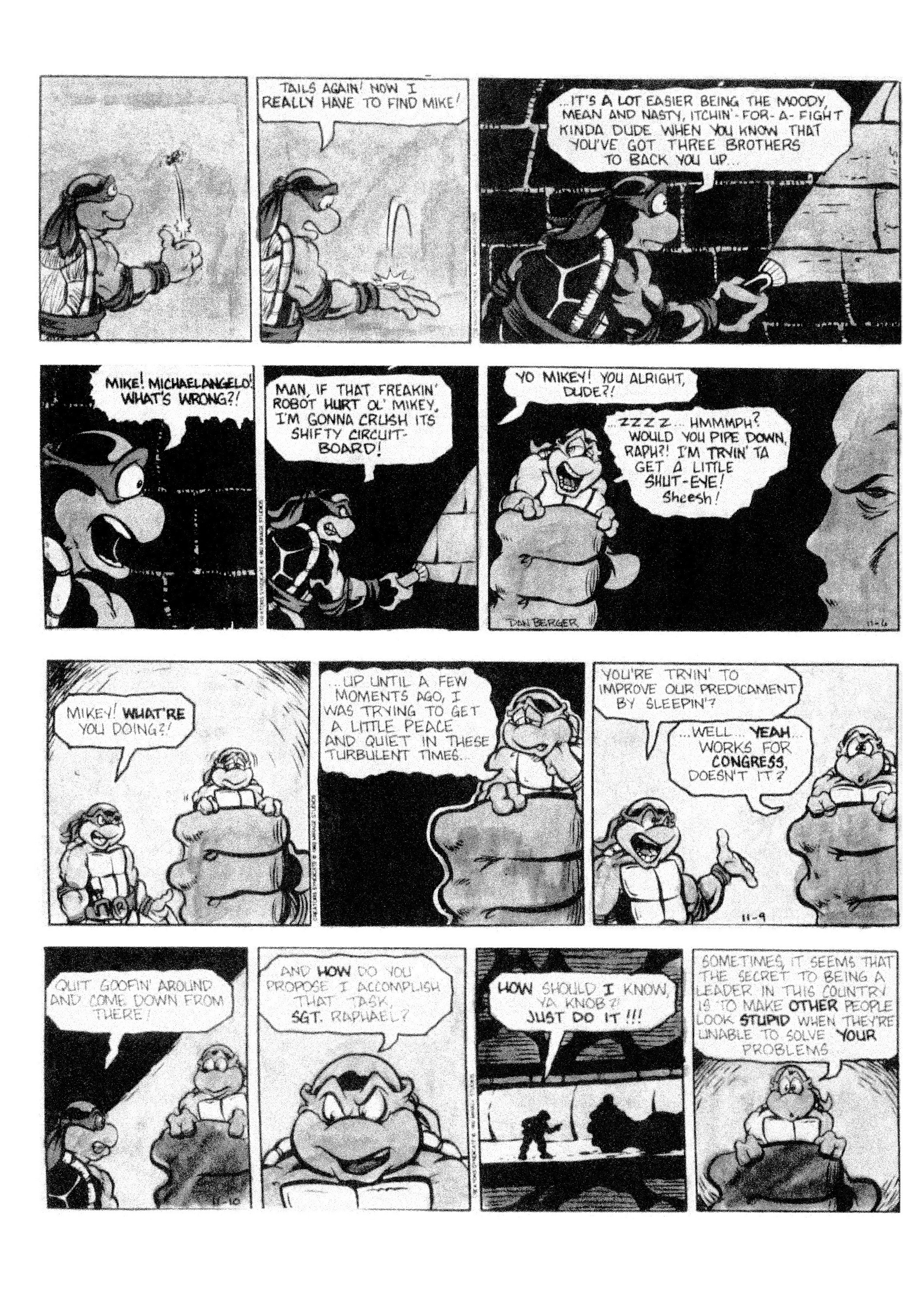 Read online Teenage Mutant Ninja Turtles: Complete Newspaper Daily Comic Strip Collection comic -  Issue # TPB 2 (Part 2) - 41