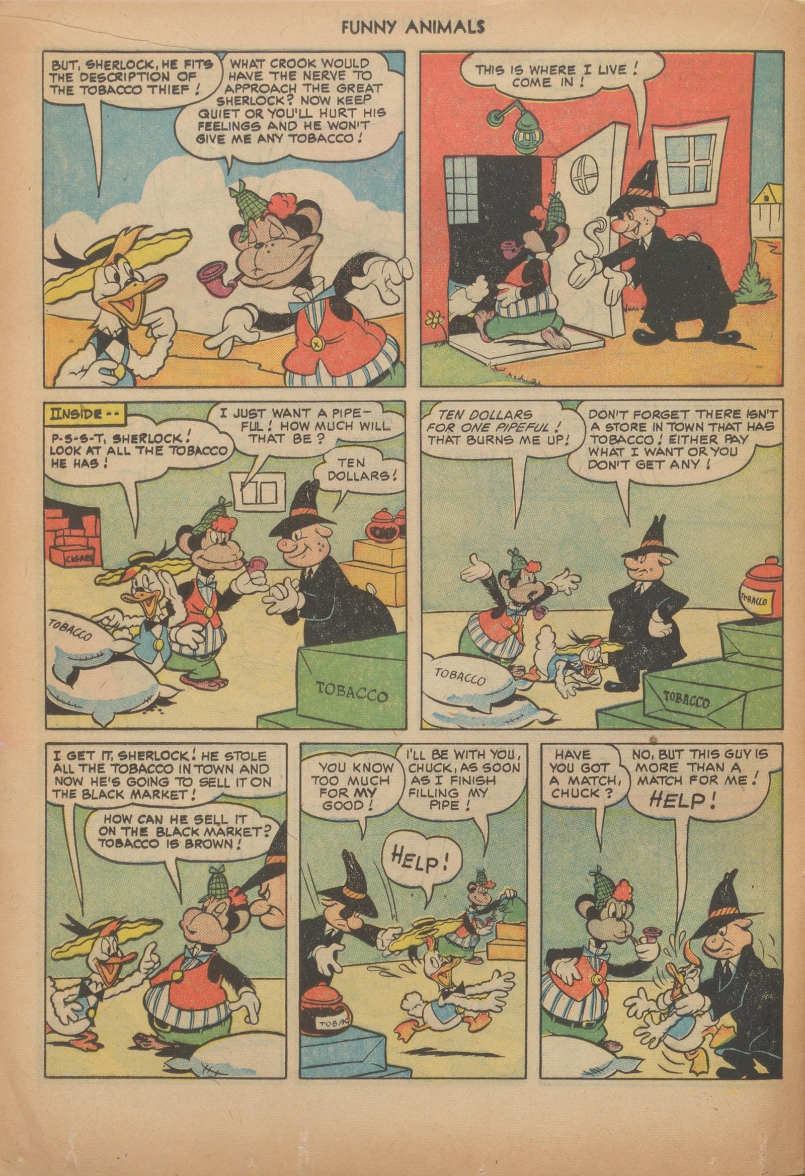Read online Fawcett's Funny Animals comic -  Issue #67 - 16