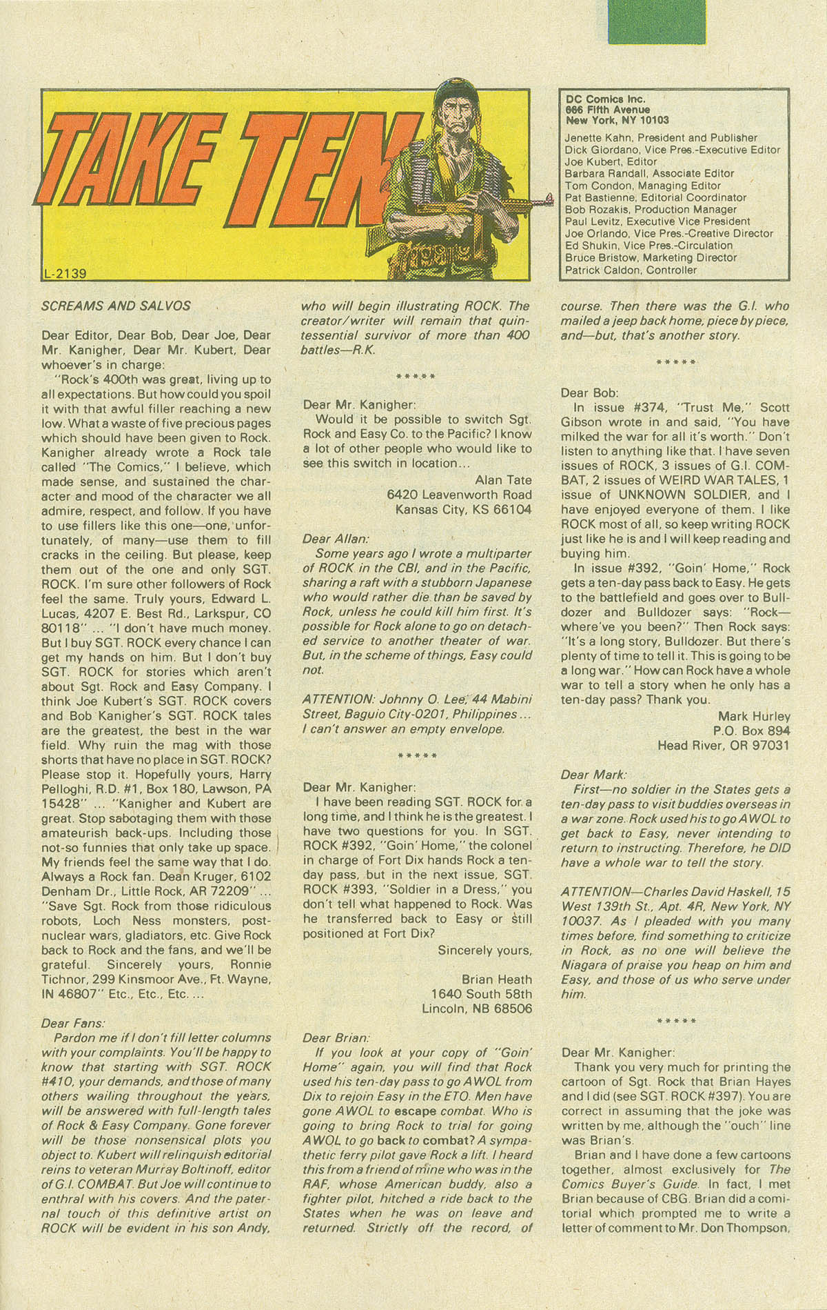 Read online Sgt. Rock comic -  Issue #407 - 25