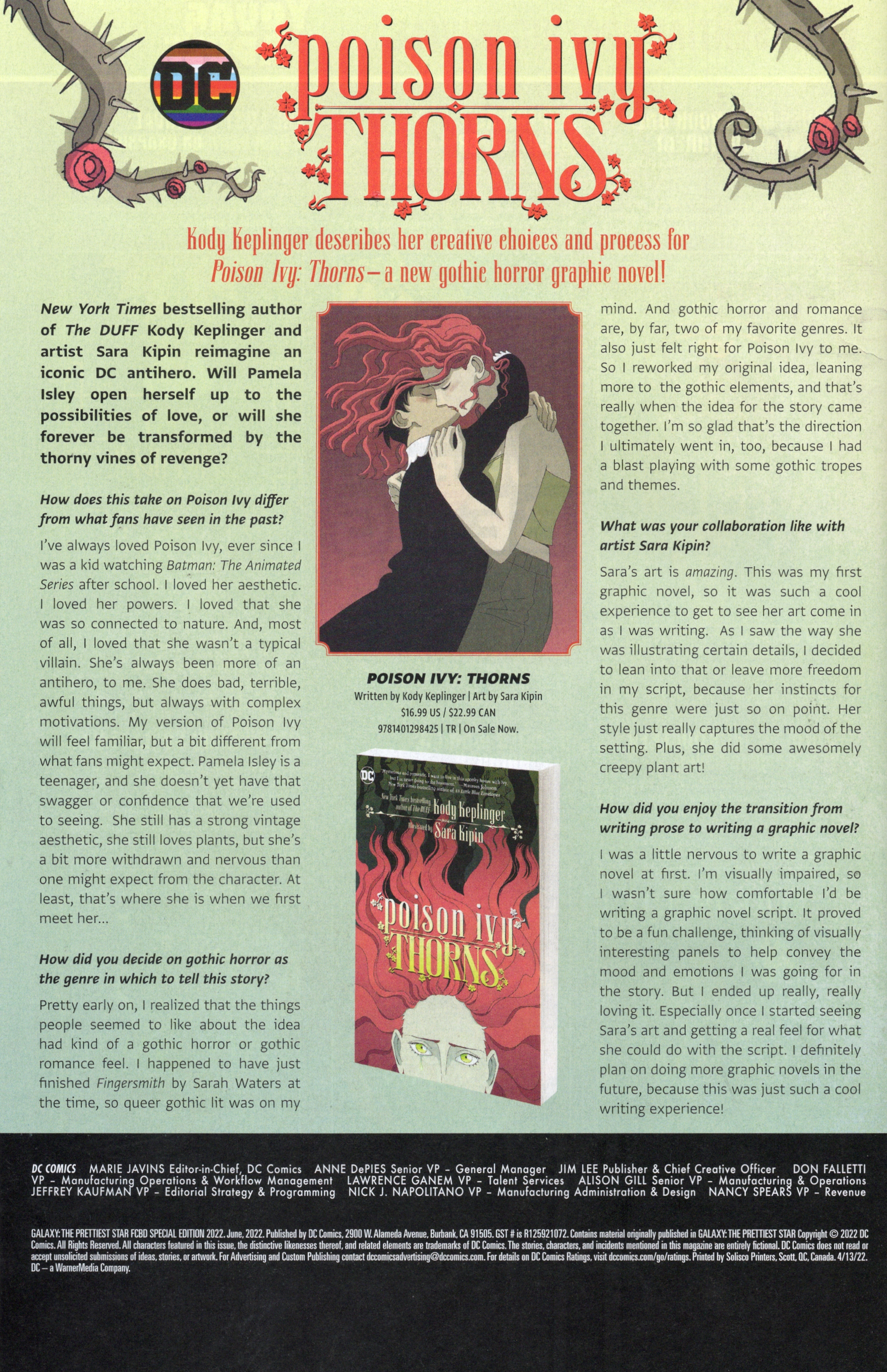 Read online Free Comic Book Day 2022 comic -  Issue # DC Galaxy The Prettiest Star - 34