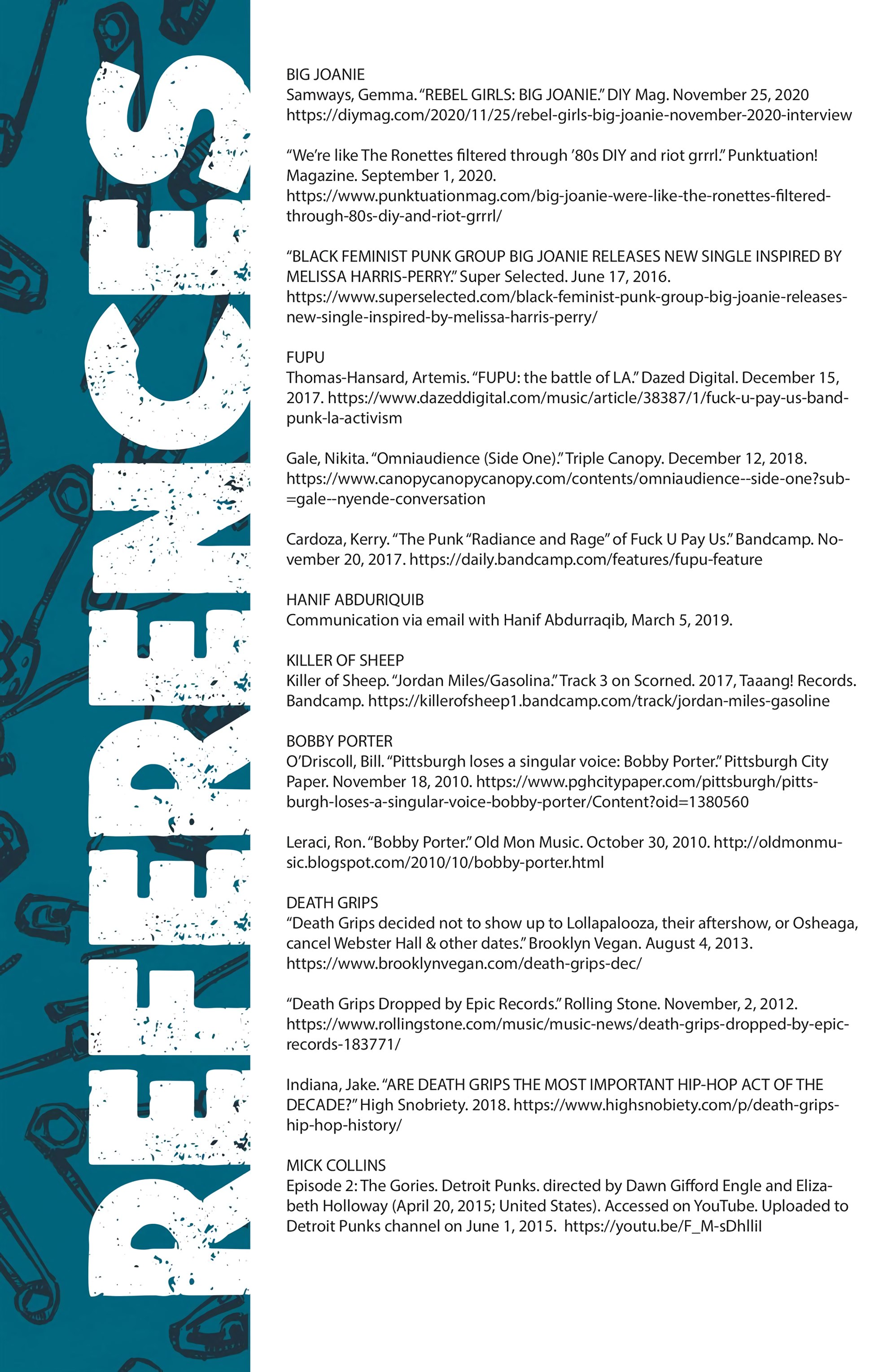 Read online The Secret History of Black Punk: Record Zero comic -  Issue # Full - 39