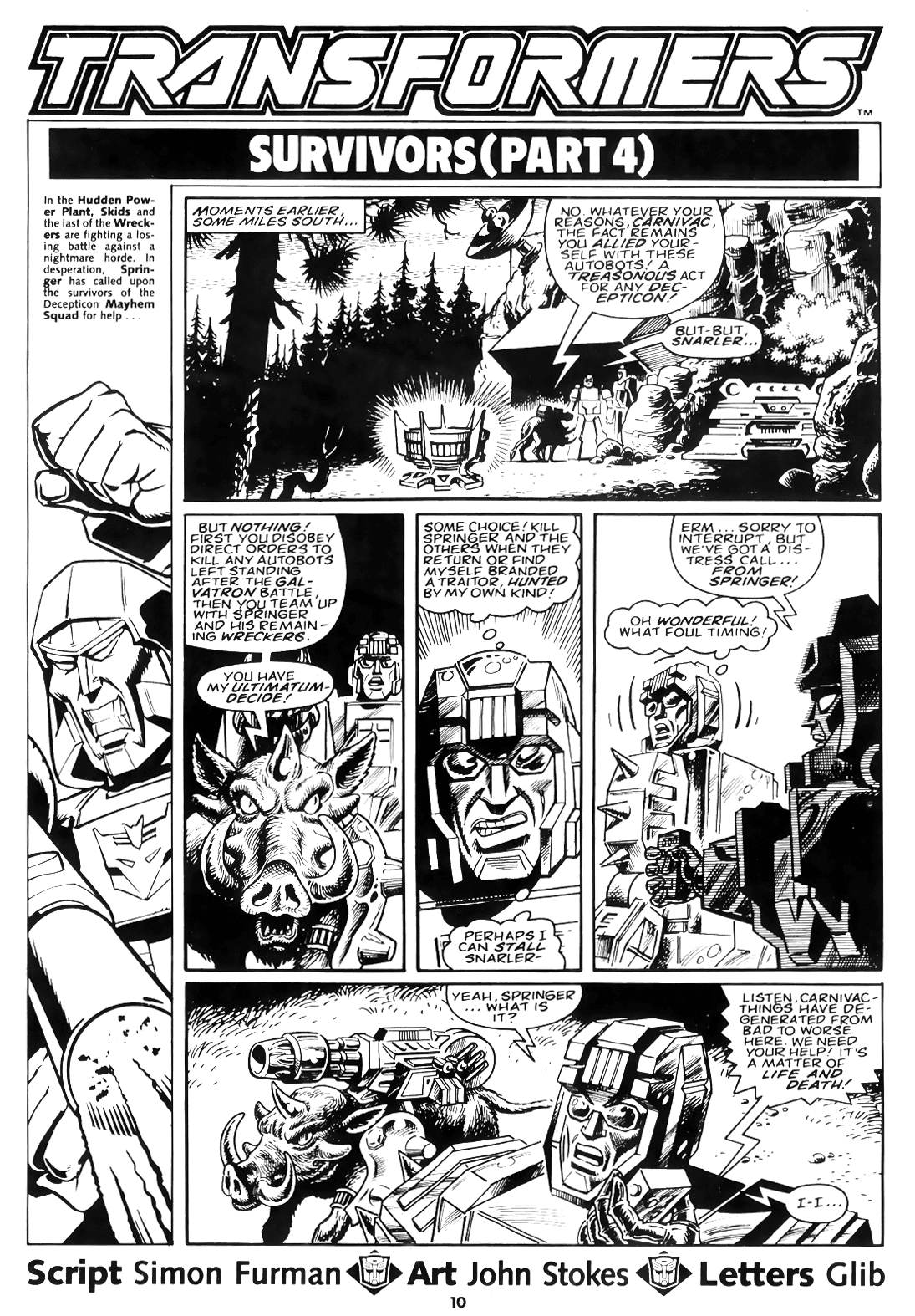 Read online The Transformers (UK) comic -  Issue #222 - 8
