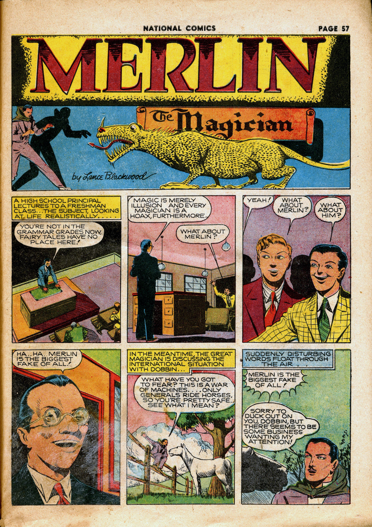 Read online National Comics comic -  Issue #7 - 59