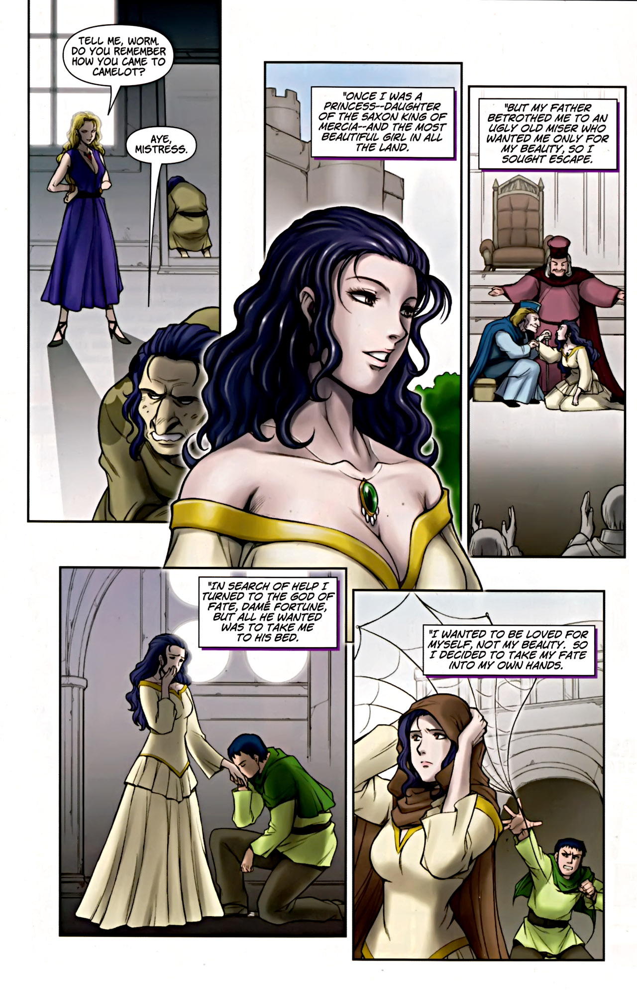Read online Lords of Avalon: Knight of Darkness comic -  Issue #1 - 22