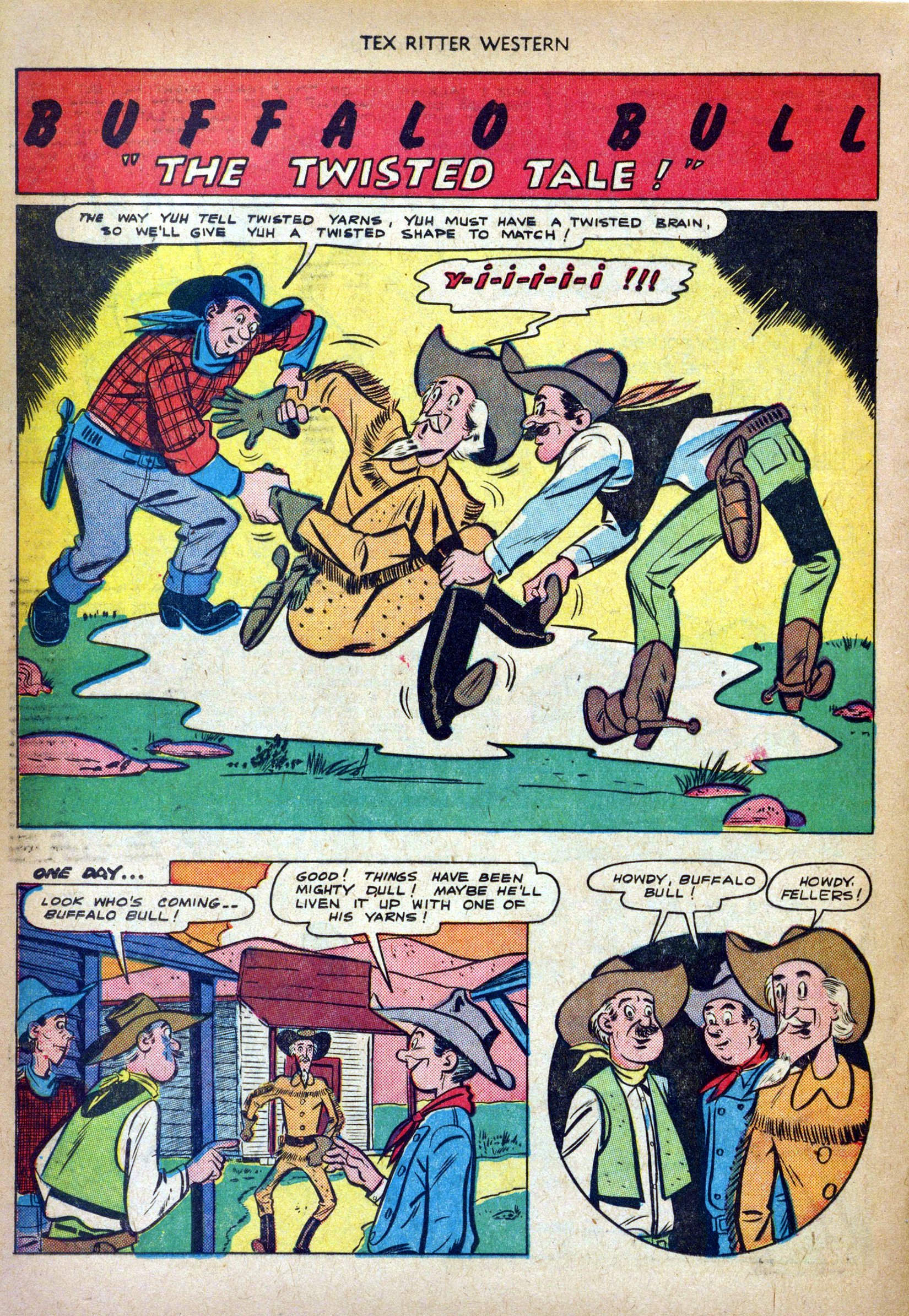 Read online Tex Ritter Western comic -  Issue #4 - 24