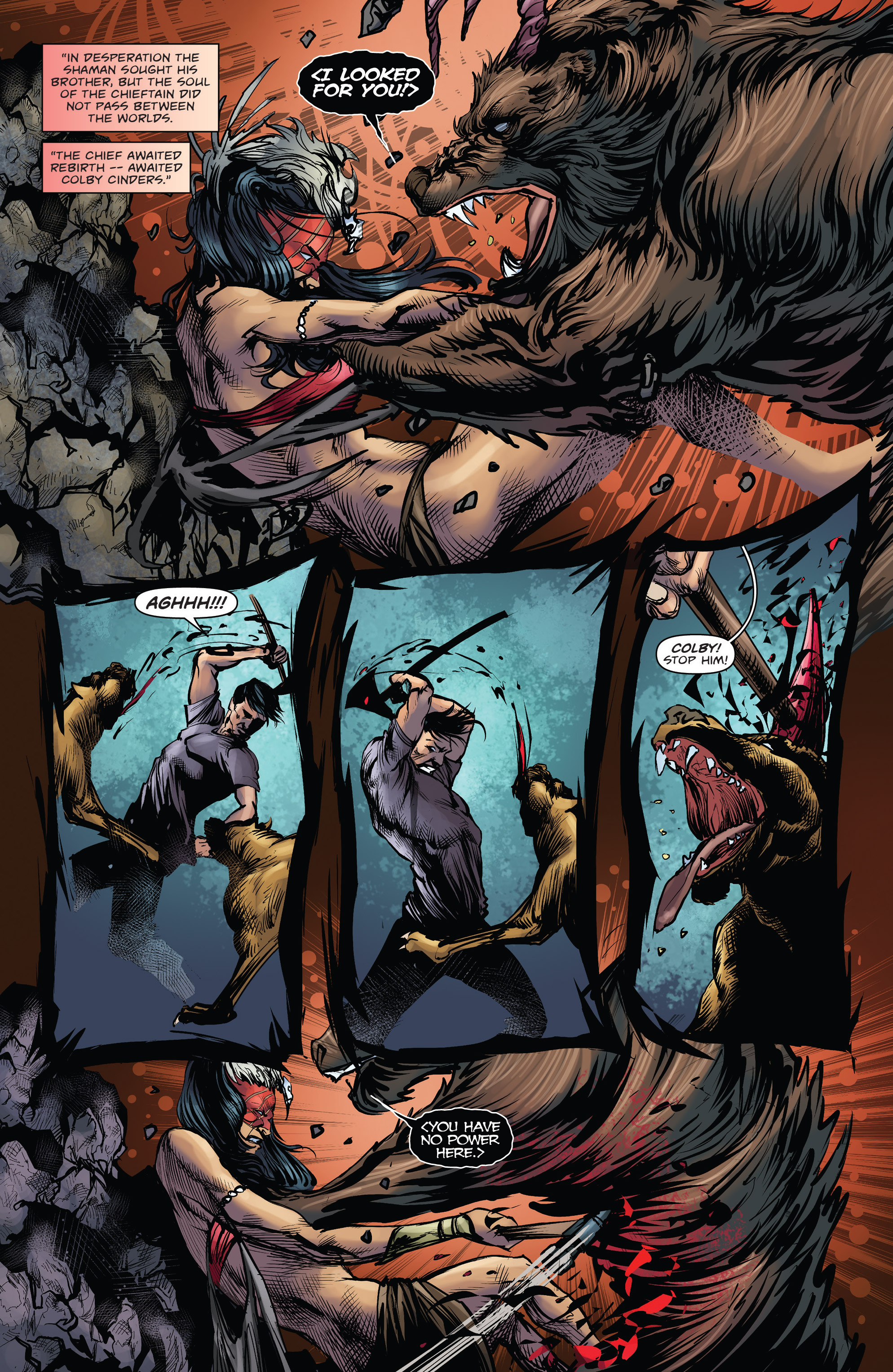 Read online Grimm Fairy Tales presents Dark Shaman comic -  Issue #4 - 15