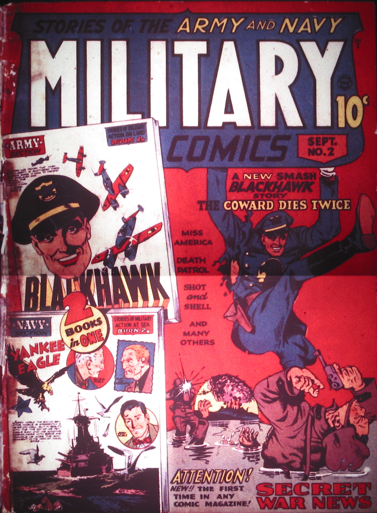 Read online Military Comics comic -  Issue #2 - 1