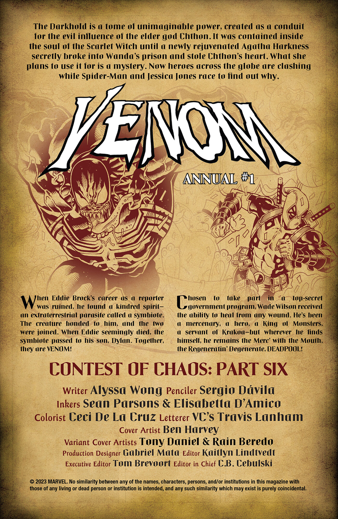 Read online Venom (2021) comic -  Issue # Annual 1 - 4