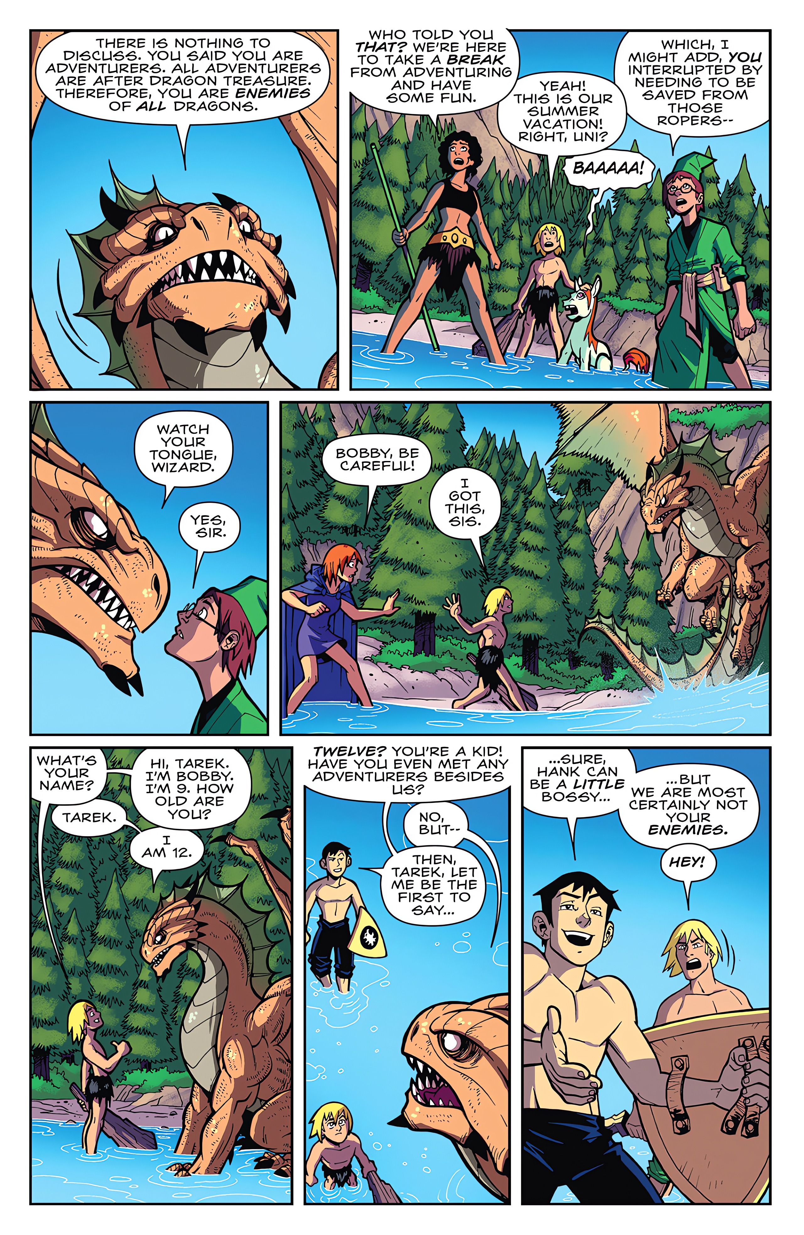 Read online IDW Endless - Summer Dungeons and Dragons: Saturday Morning Adventures comic -  Issue # Full - 16