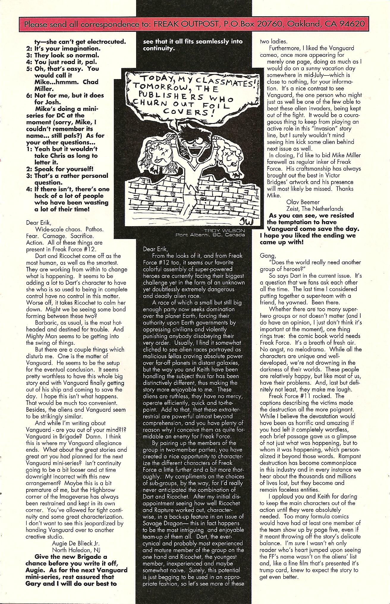 Read online Freak Force (1993) comic -  Issue #13 - 30