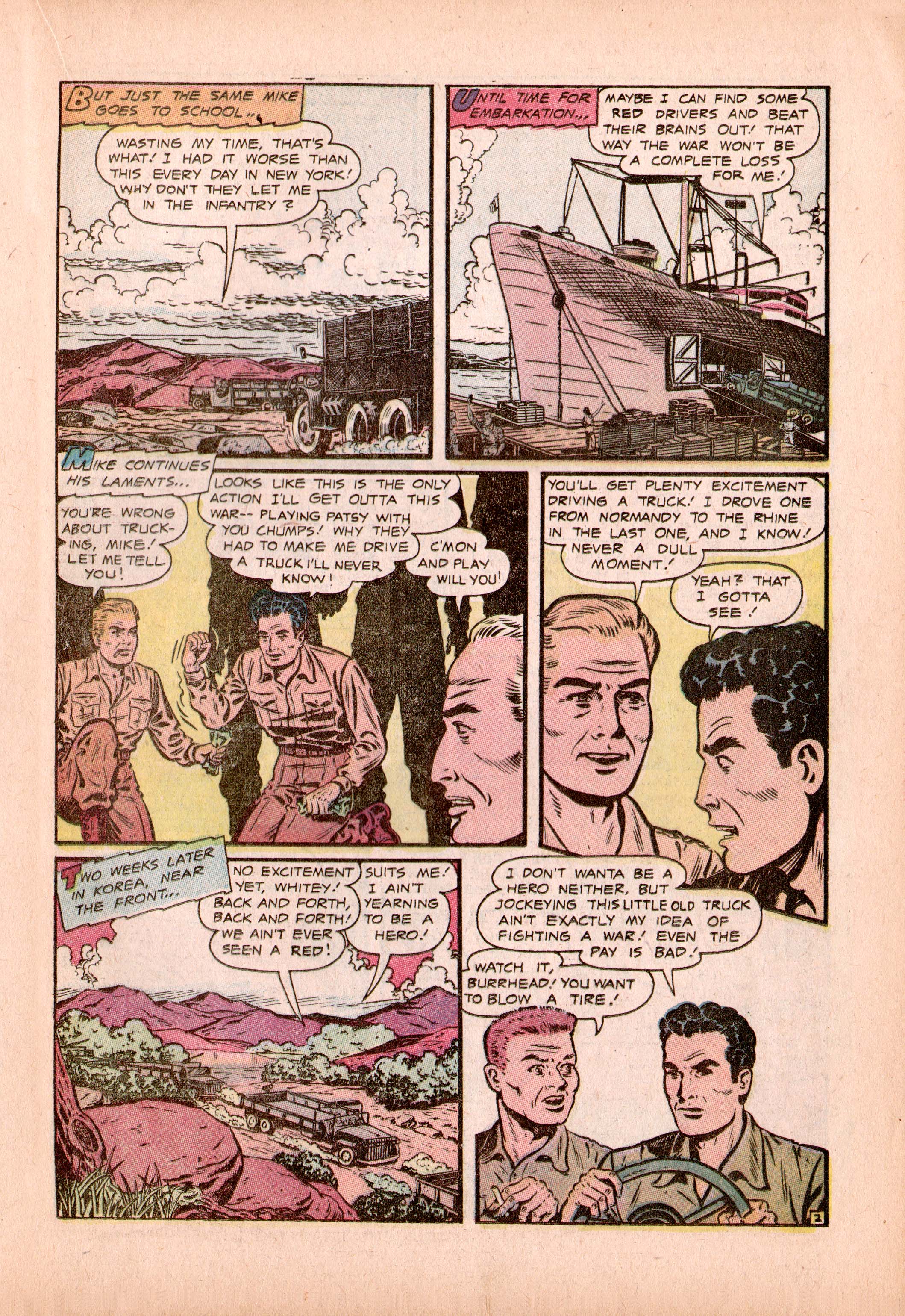 Read online Men in Action (1957) comic -  Issue #5 - 21