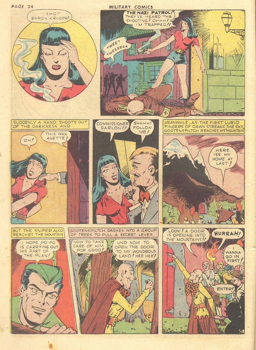 Read online Military Comics comic -  Issue #15 - 24