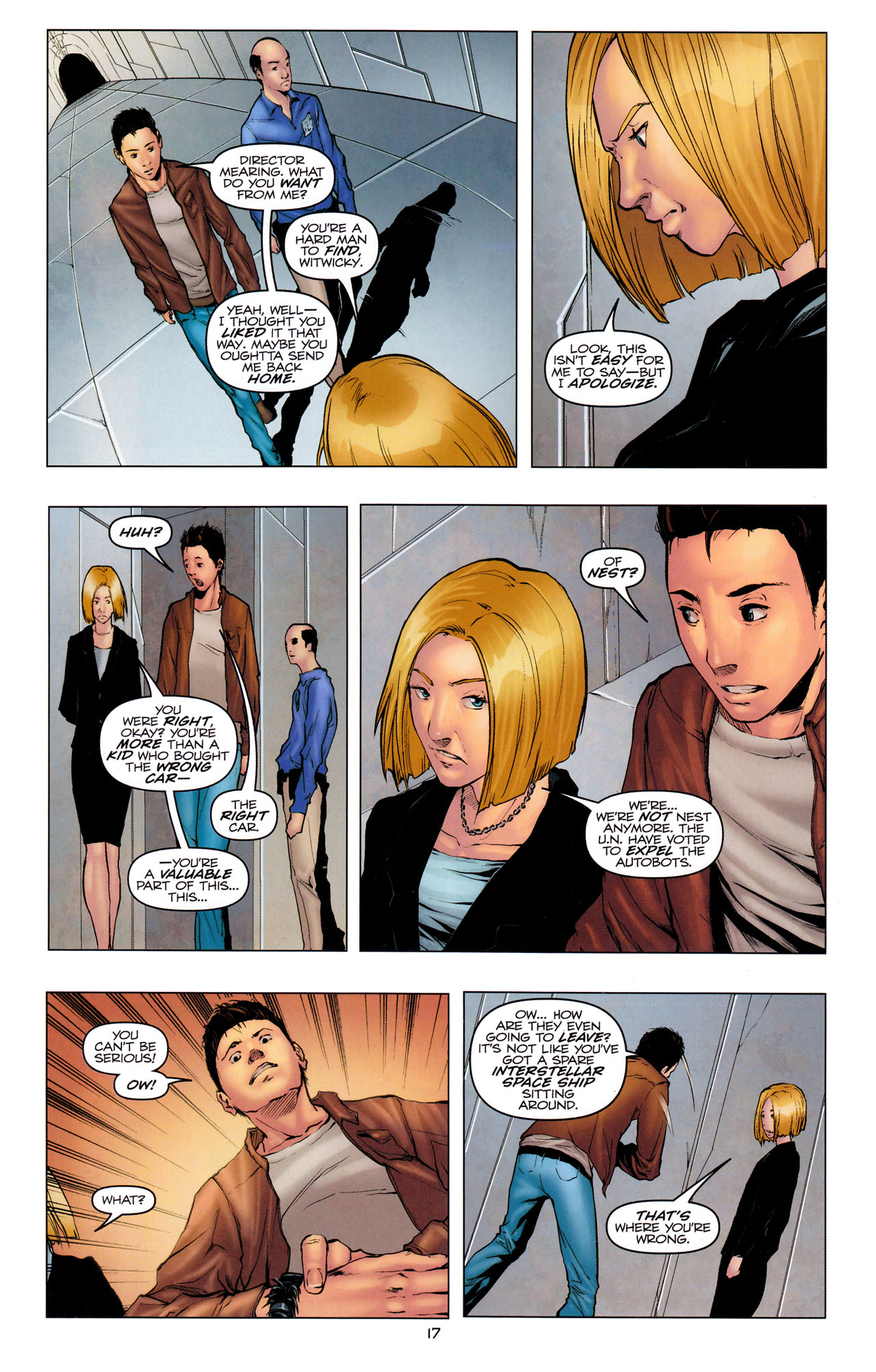 Read online Transformers: Dark of the Moon Movie Adaptation comic -  Issue #3 - 19