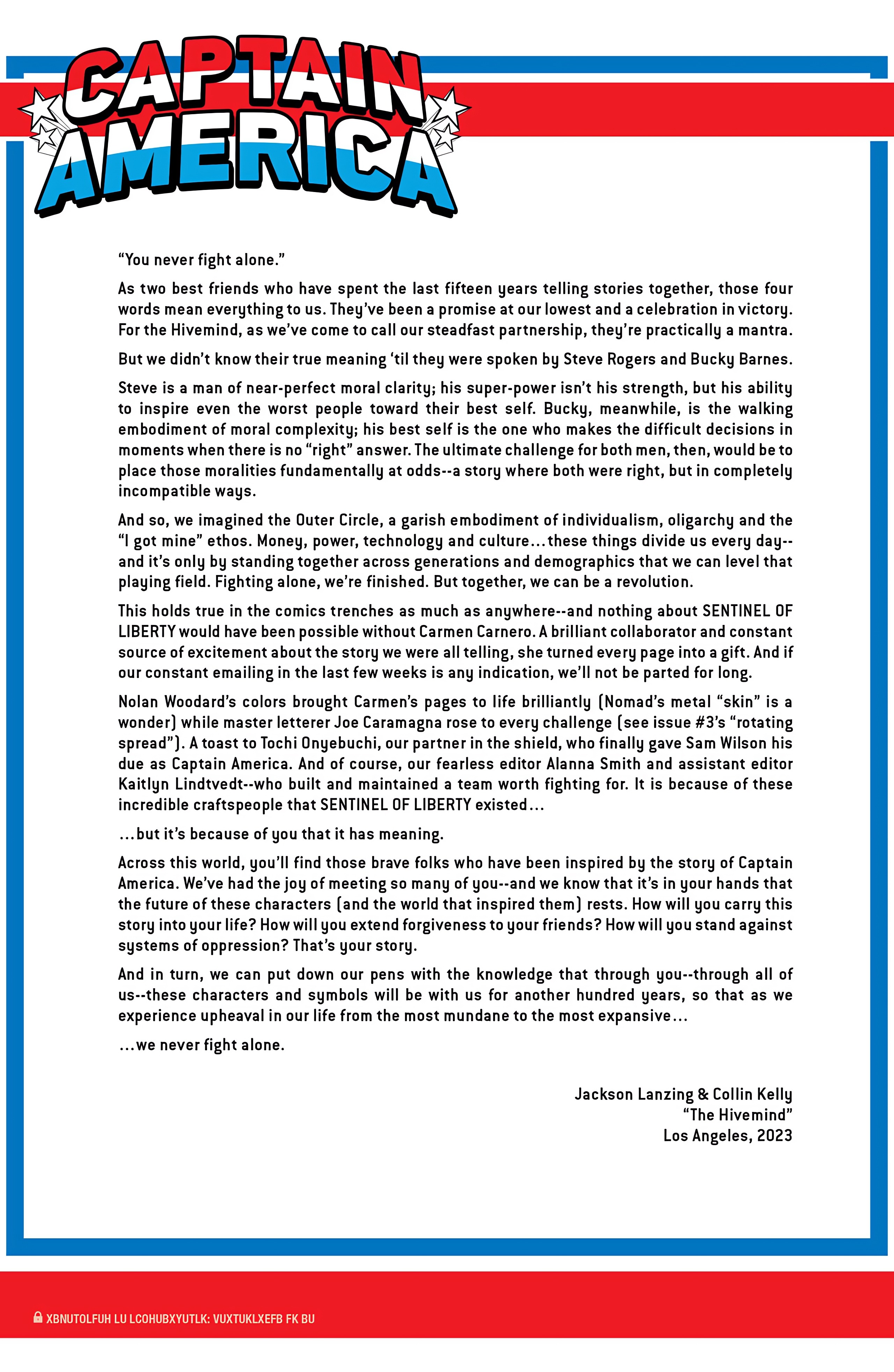 Read online Captain America: Finale comic -  Issue # Full - 29