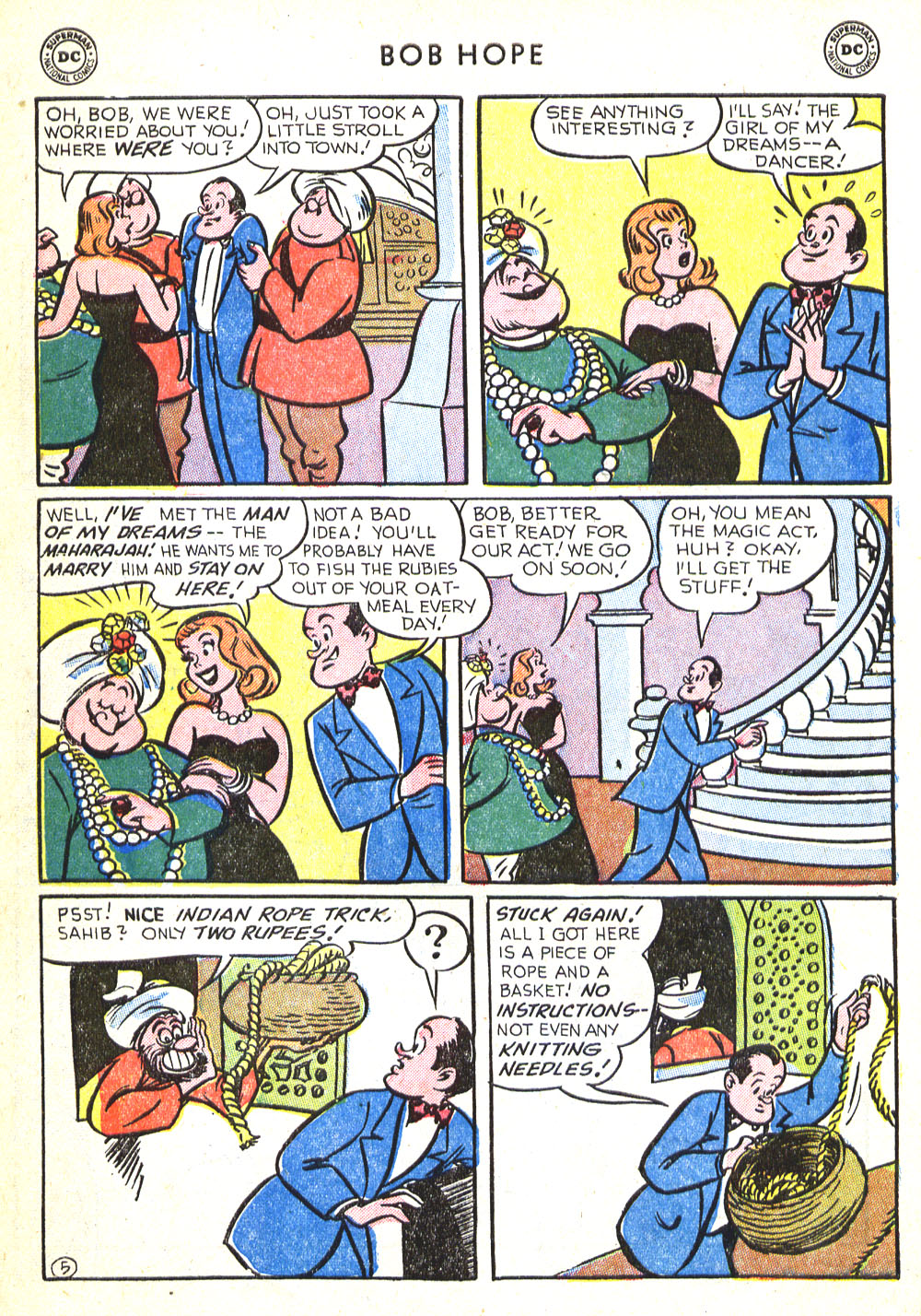 Read online The Adventures of Bob Hope comic -  Issue #30 - 30