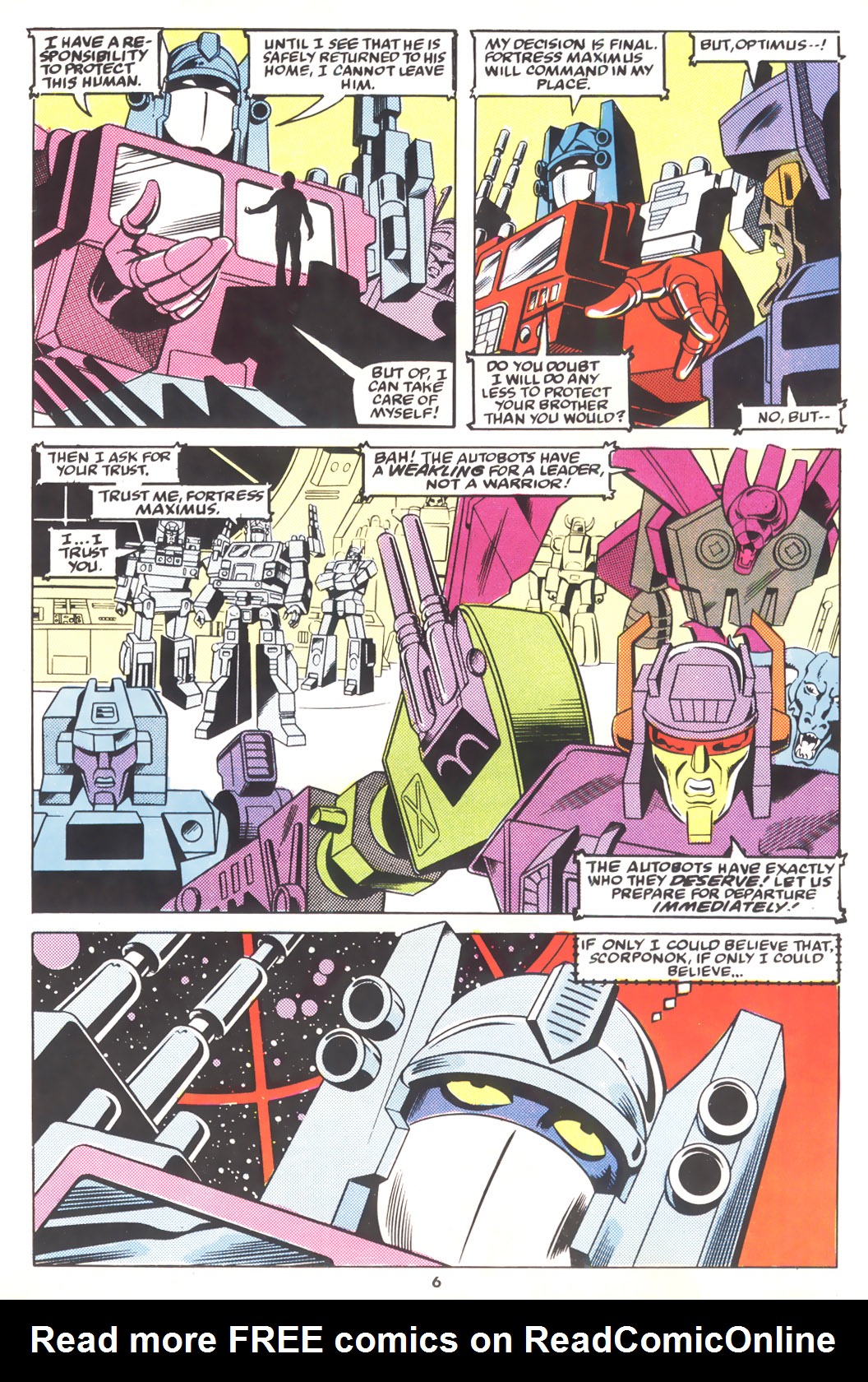 Read online The Transformers (UK) comic -  Issue #209 - 6