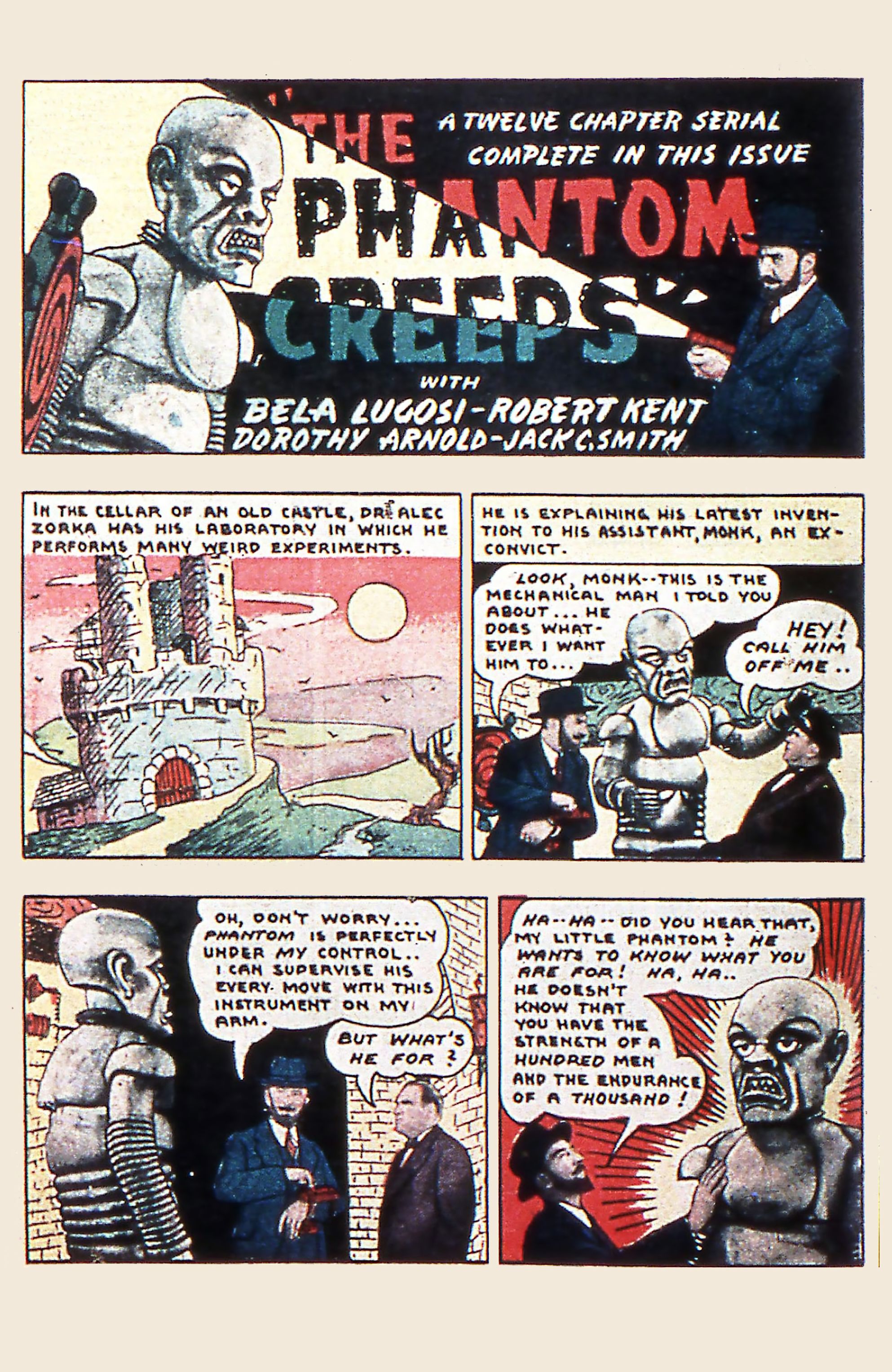 Read online J. Werner presents Classic Pulp comic -  Issue # Robots - 8