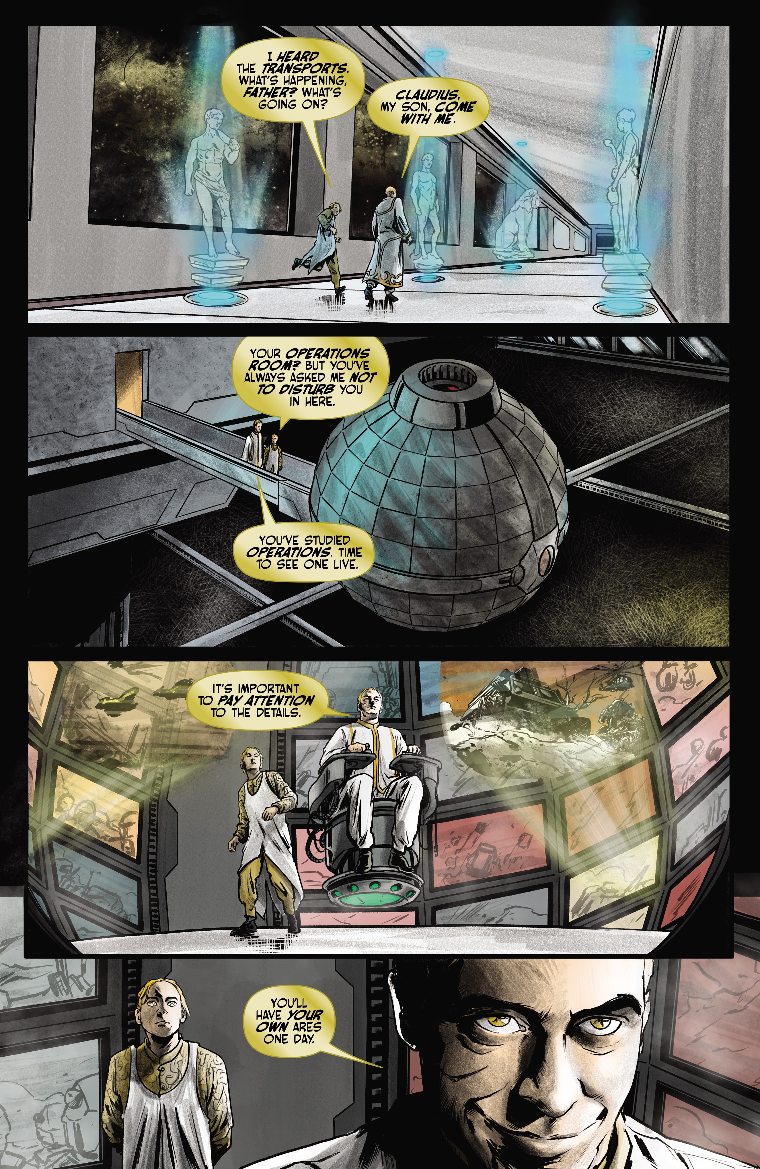 Read online Pierce Brown's Red Rising: Sons of Ares: Forbidden Song comic -  Issue # TPB - 96