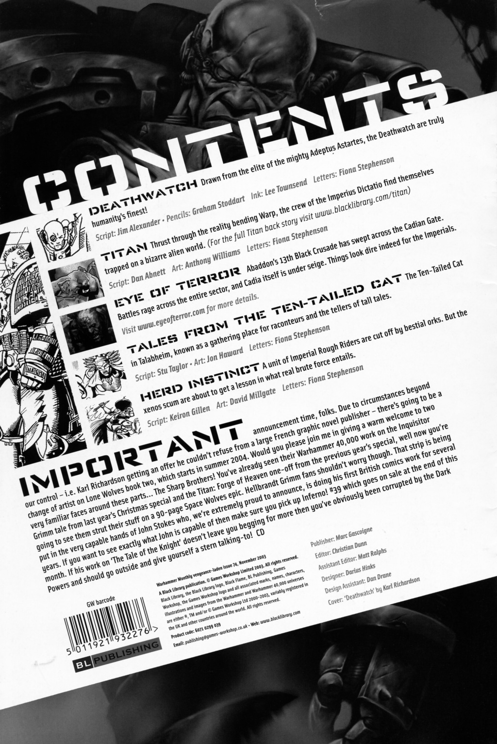Read online Warhammer Monthly comic -  Issue #74 - 2