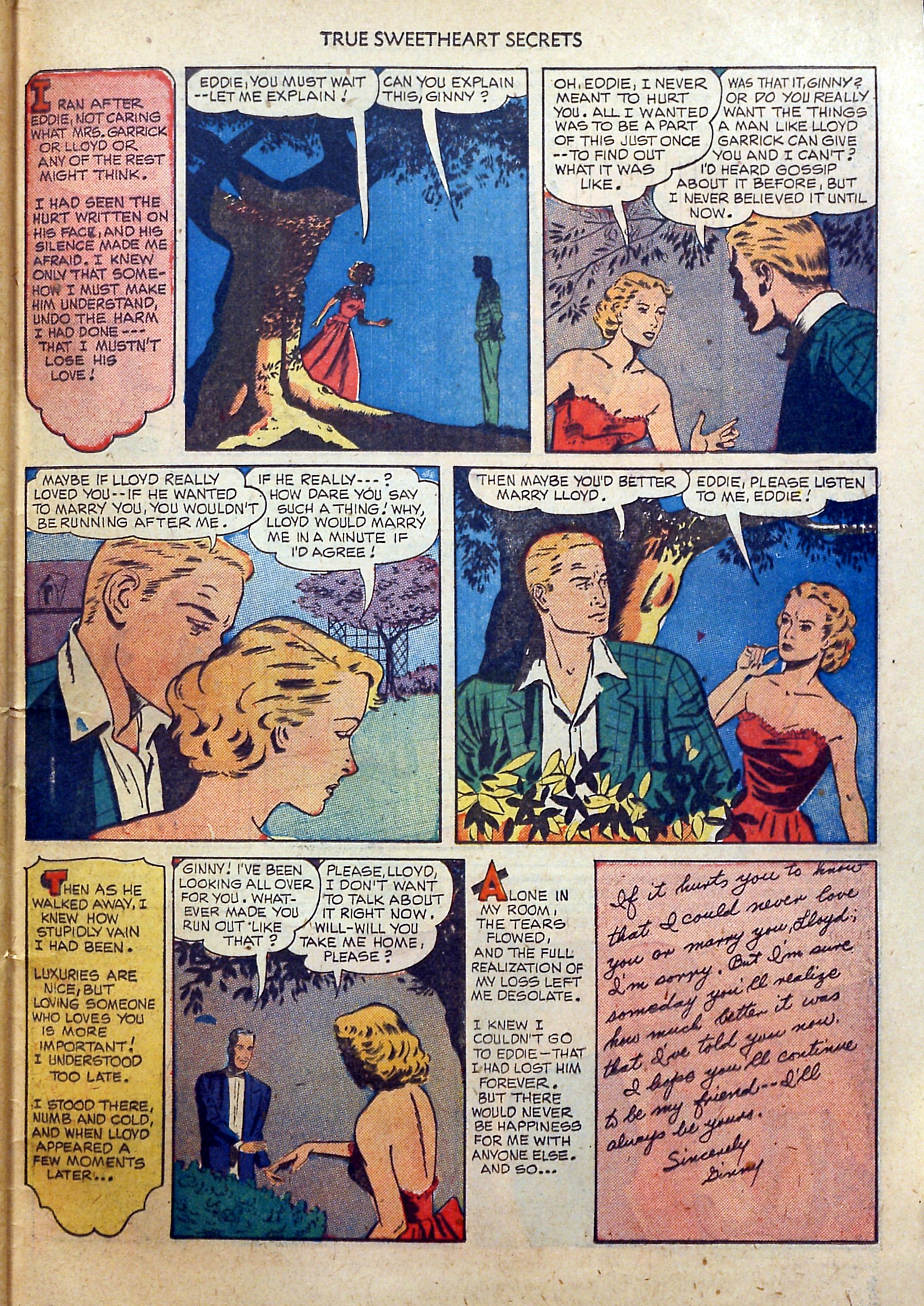 Read online True Sweetheart Secrets comic -  Issue #2 - 33