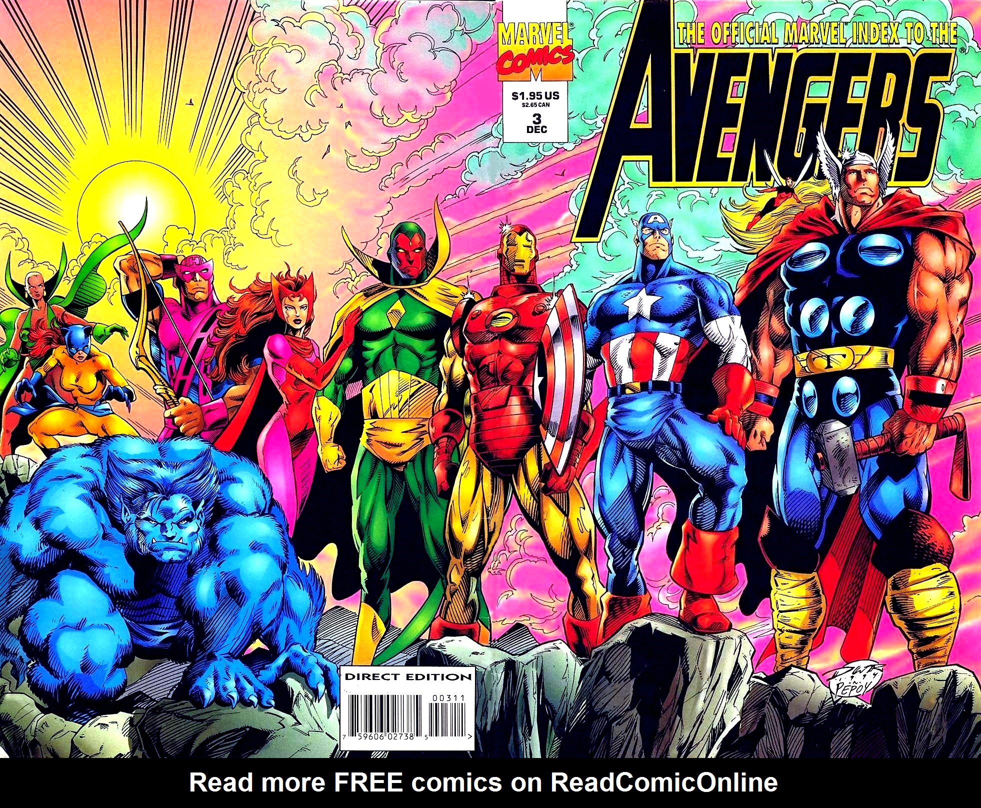 Read online The Official Marvel Index to the Avengers comic -  Issue #3 - 1