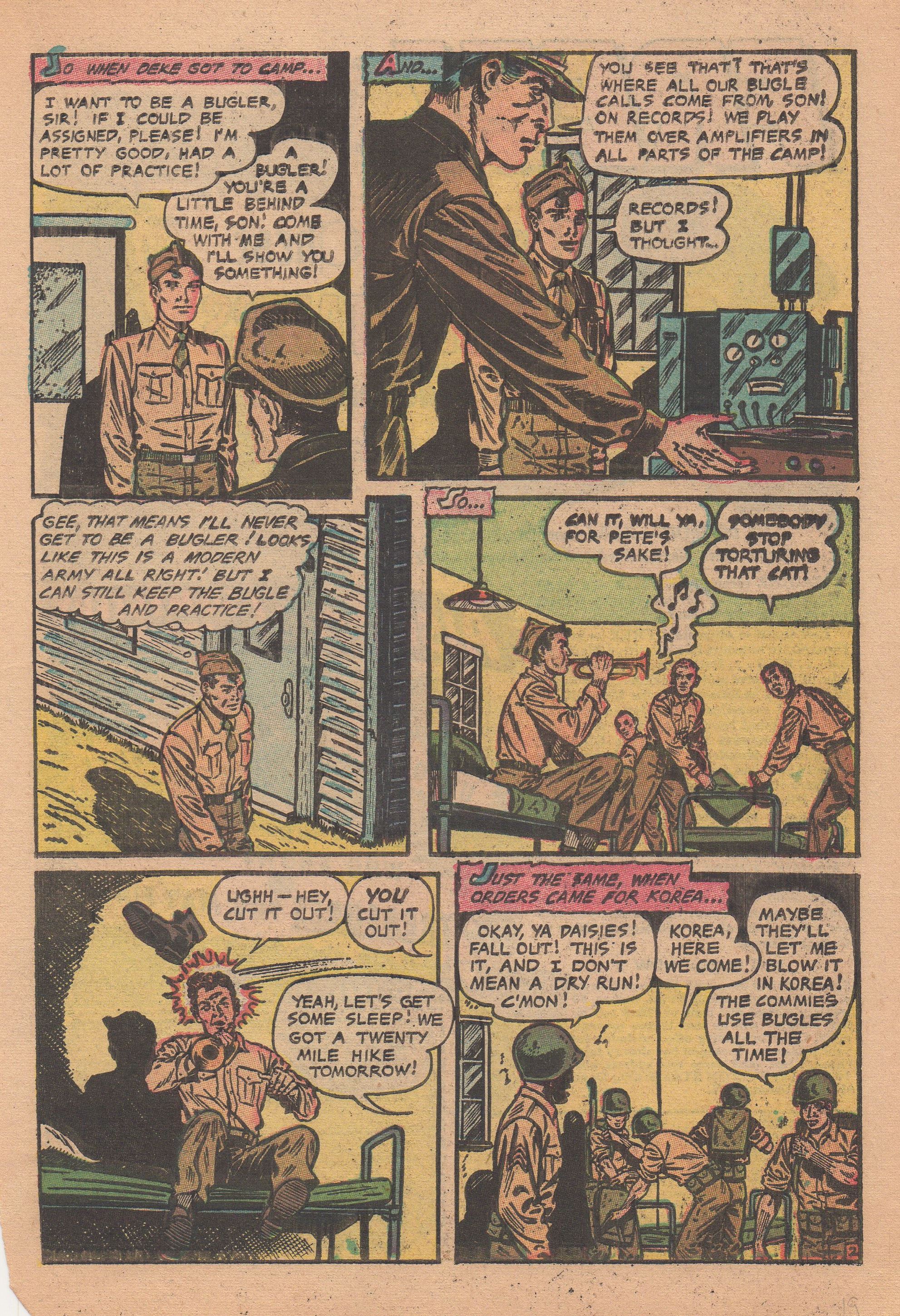 Read online Men in Action (1957) comic -  Issue #6 - 19