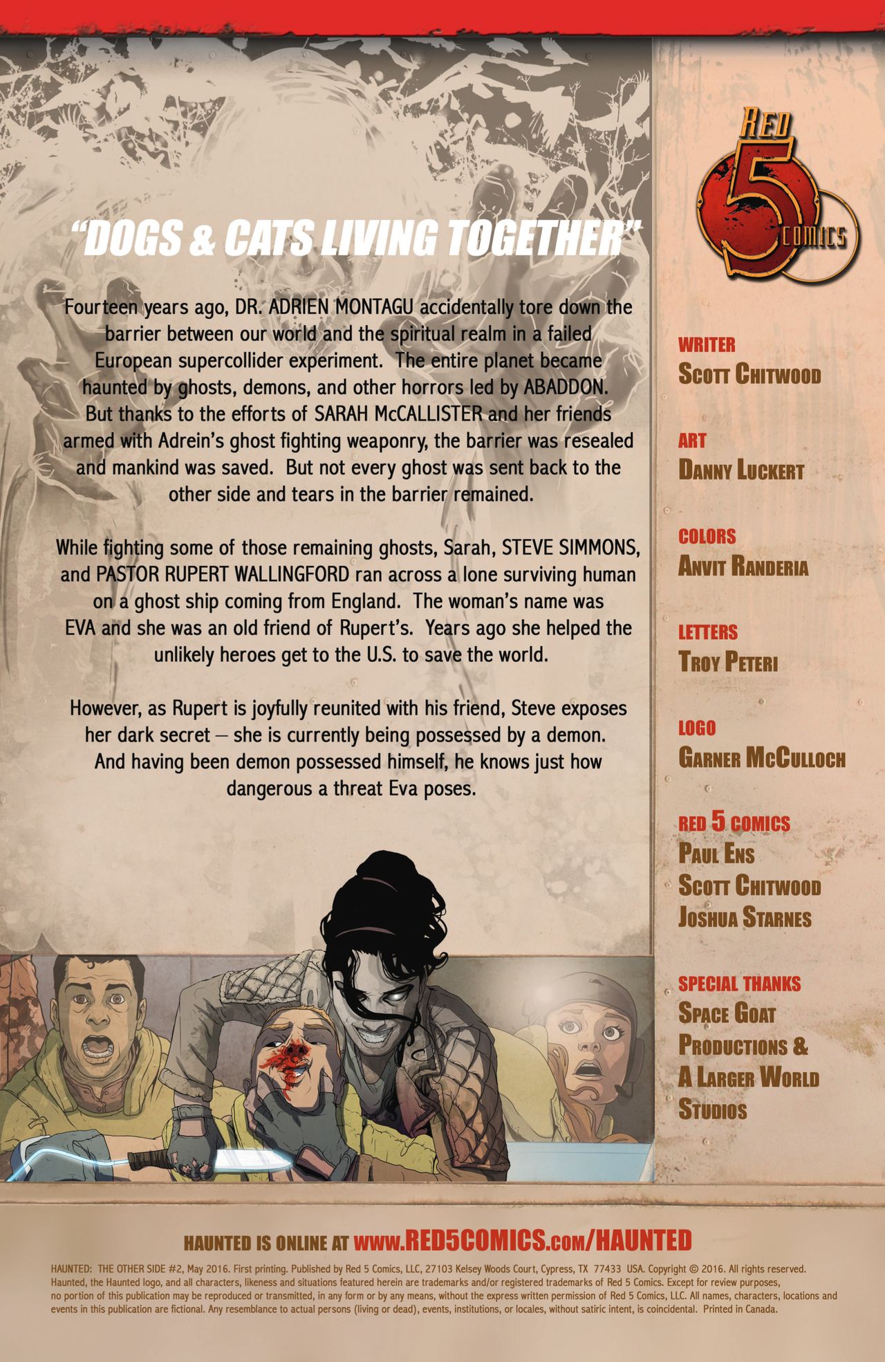 Read online Haunted: The Other Side comic -  Issue #2 - 2