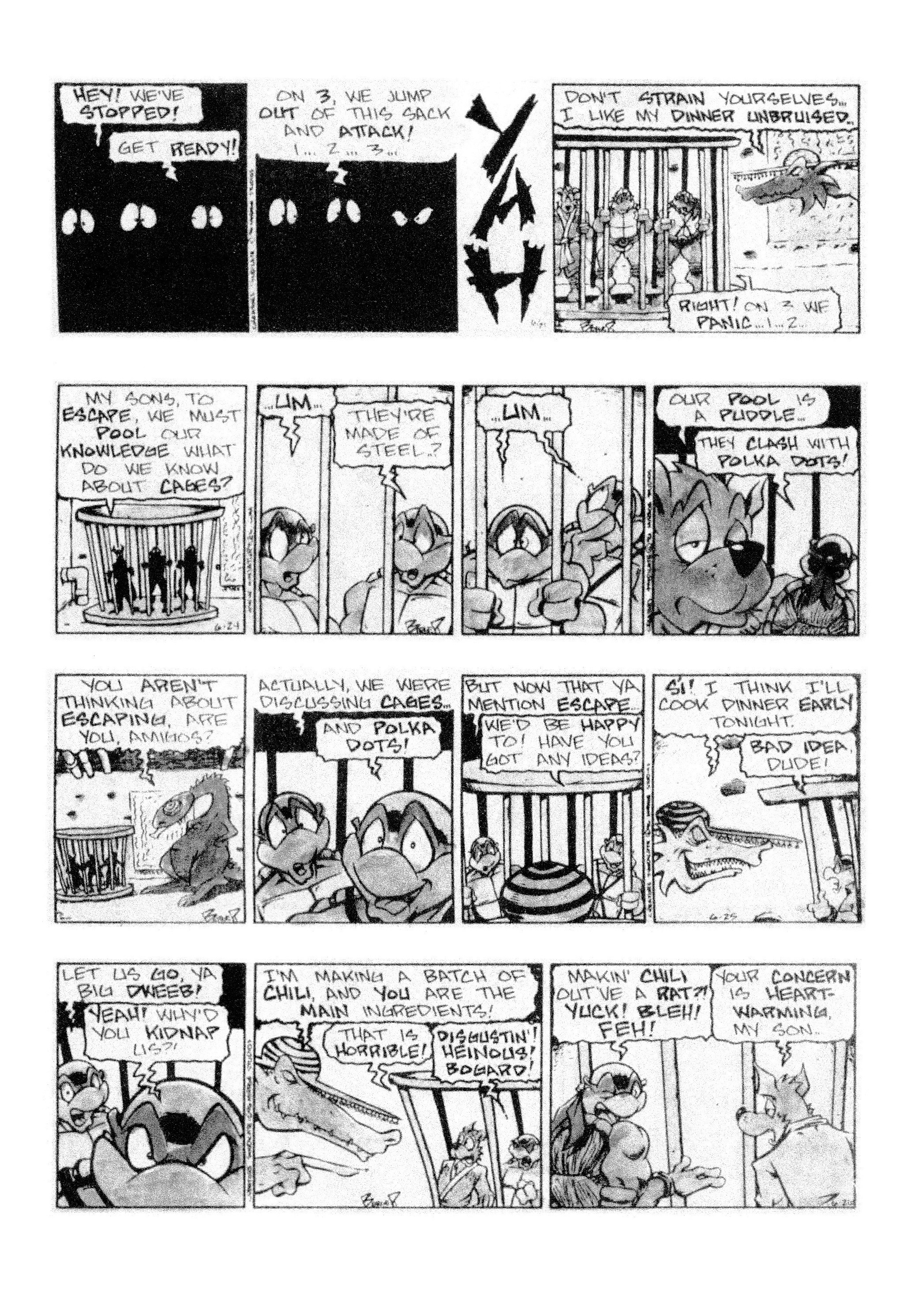 Read online Teenage Mutant Ninja Turtles: Complete Newspaper Daily Comic Strip Collection comic -  Issue # TPB 3 (Part 2) - 67