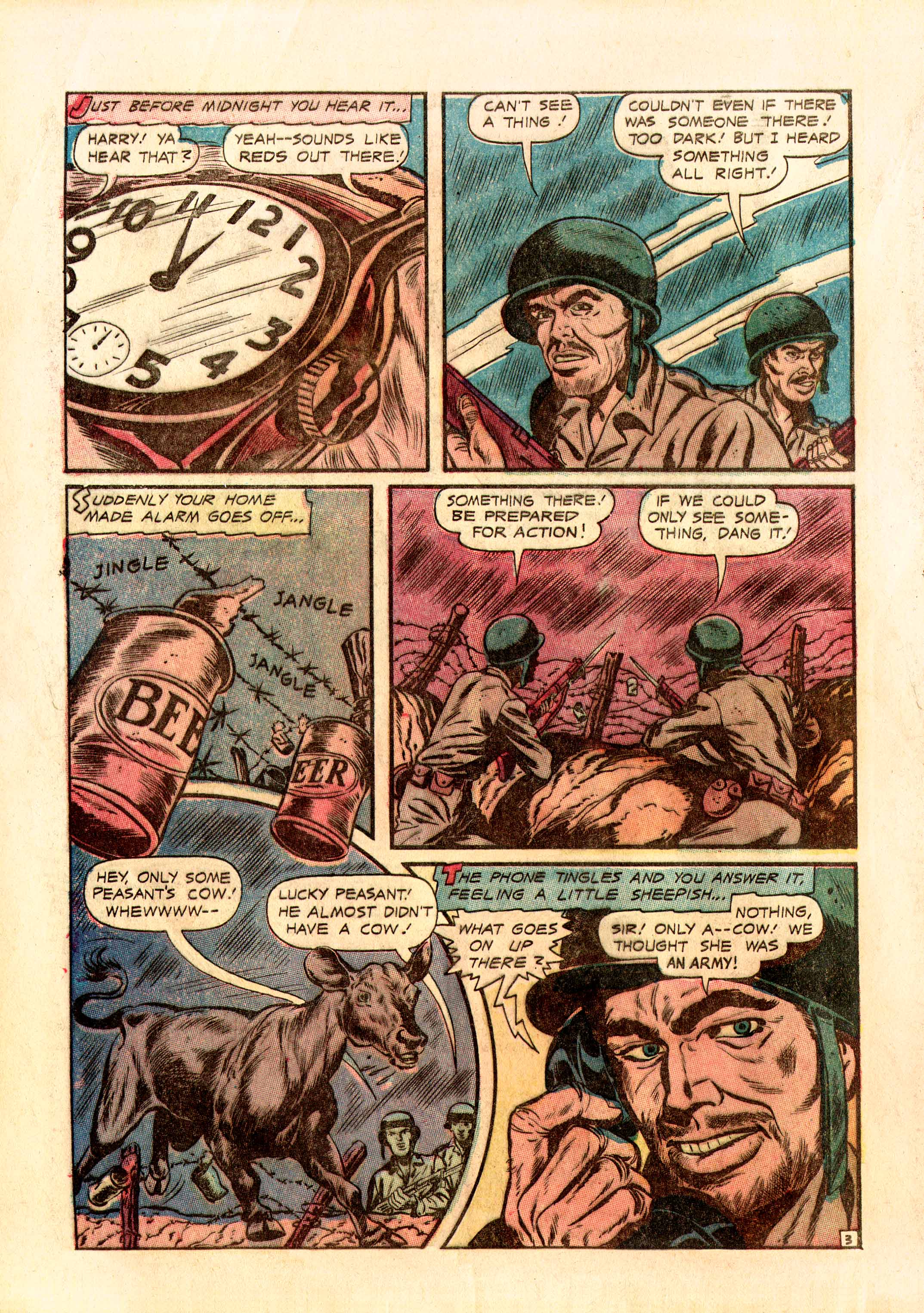 Read online Men in Action (1957) comic -  Issue #3 - 30