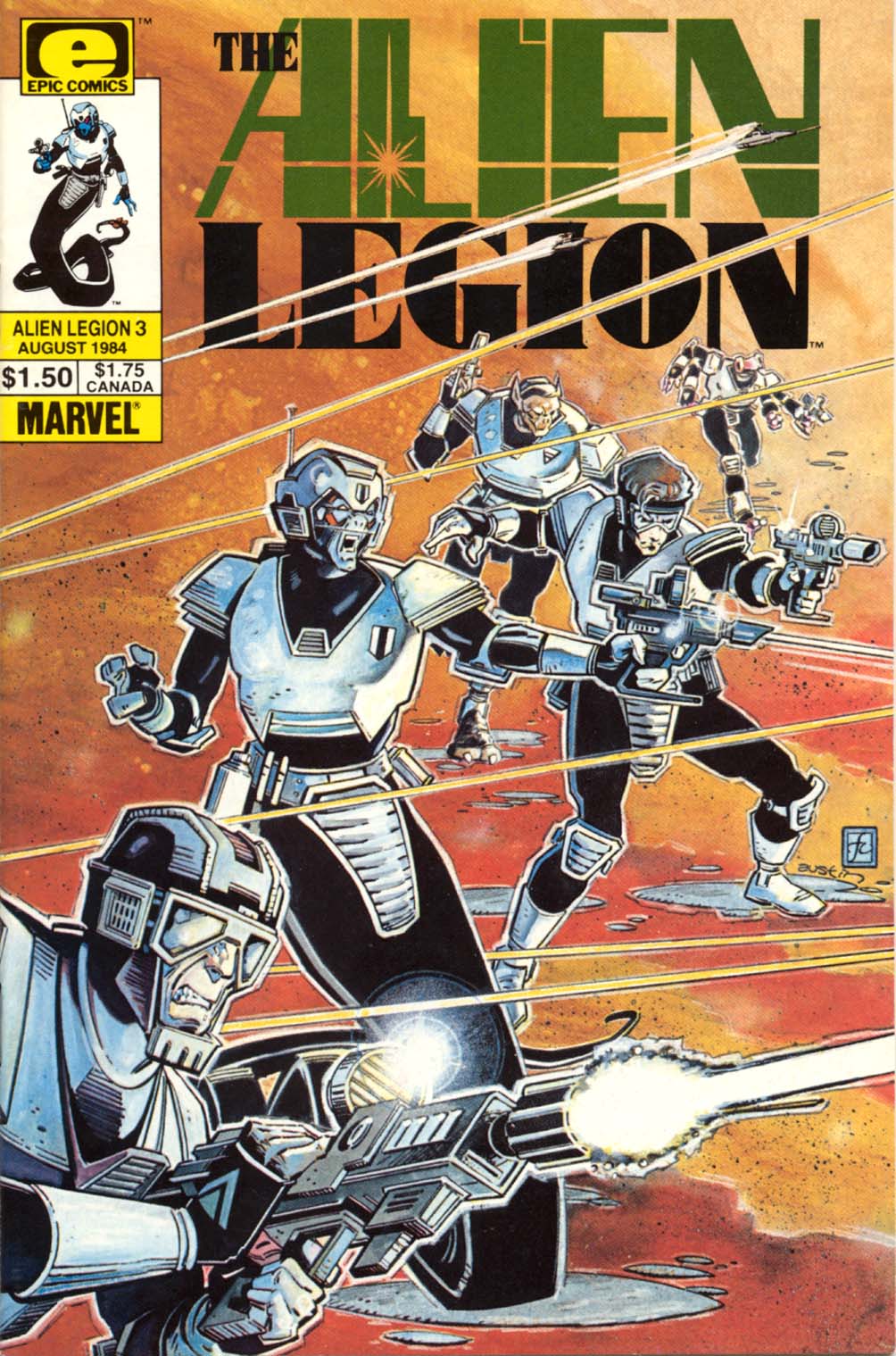 Read online Alien Legion comic -  Issue #3 - 1