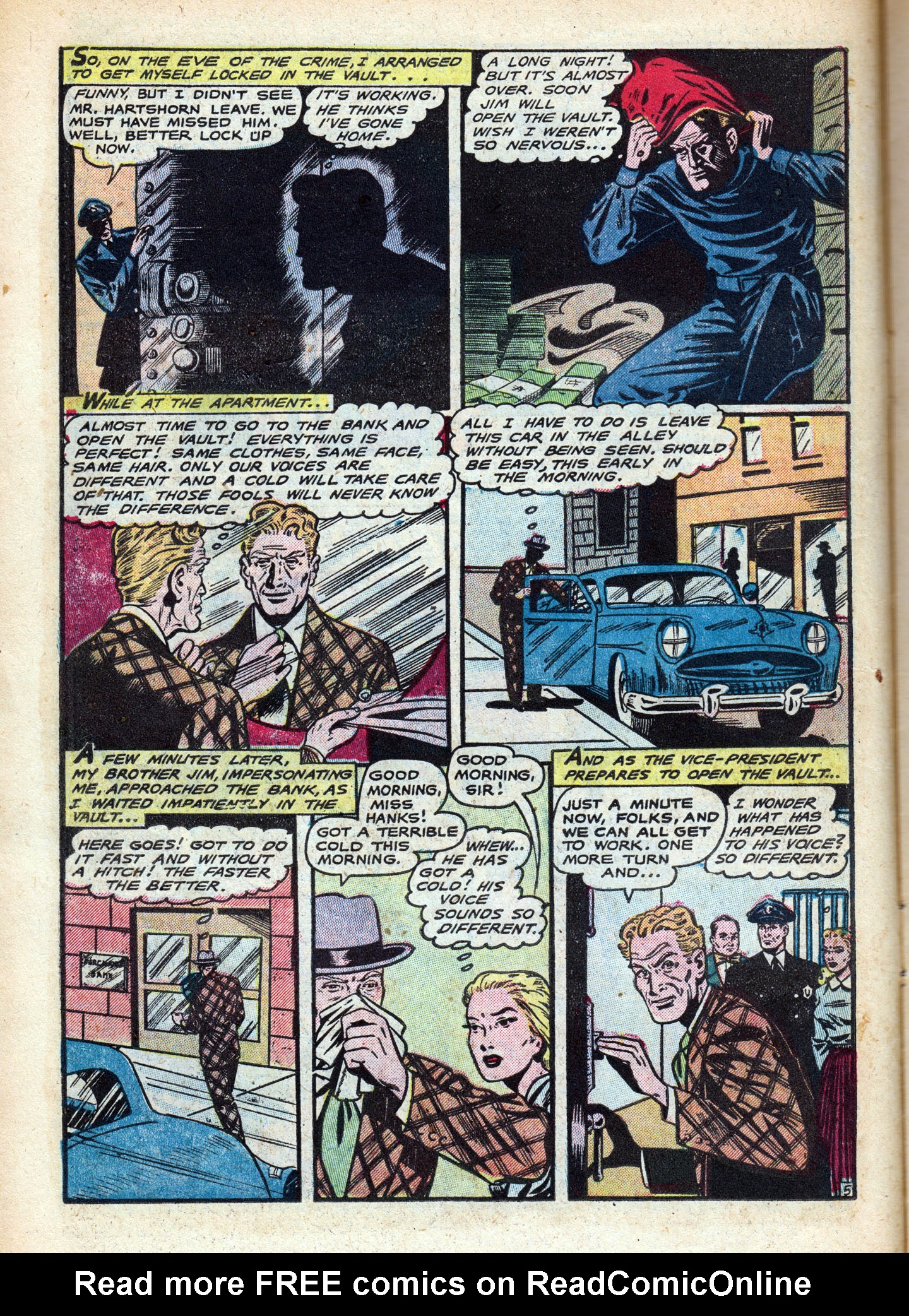 Read online Haunted Thrills comic -  Issue #14 - 14