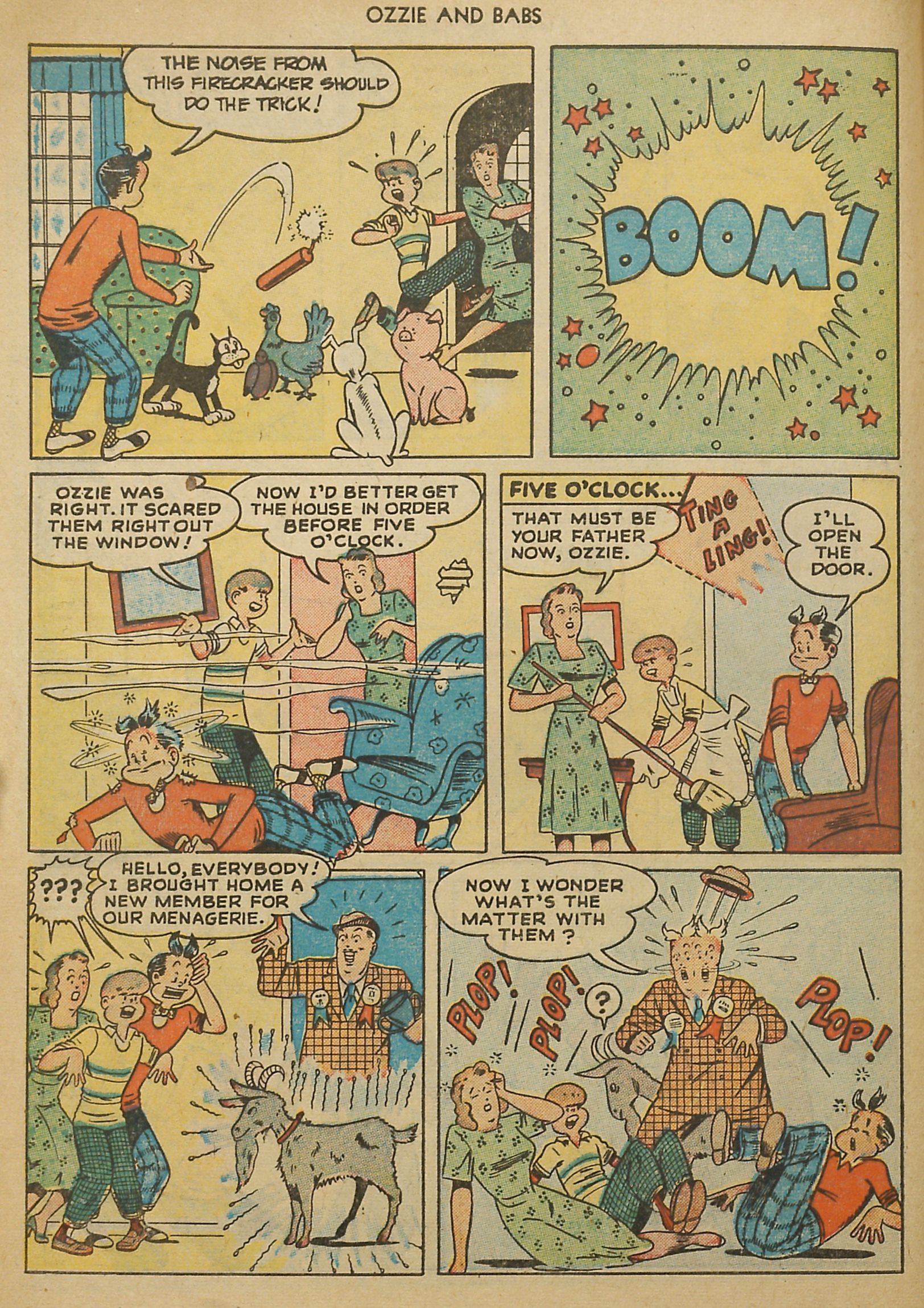 Read online Ozzie And Babs comic -  Issue #9 - 20