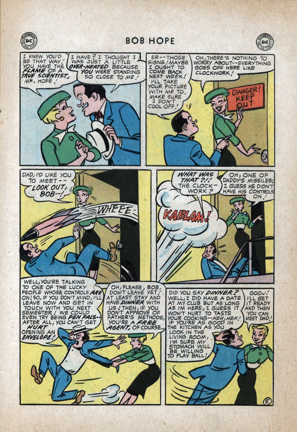 Read online The Adventures of Bob Hope comic -  Issue #43 - 7