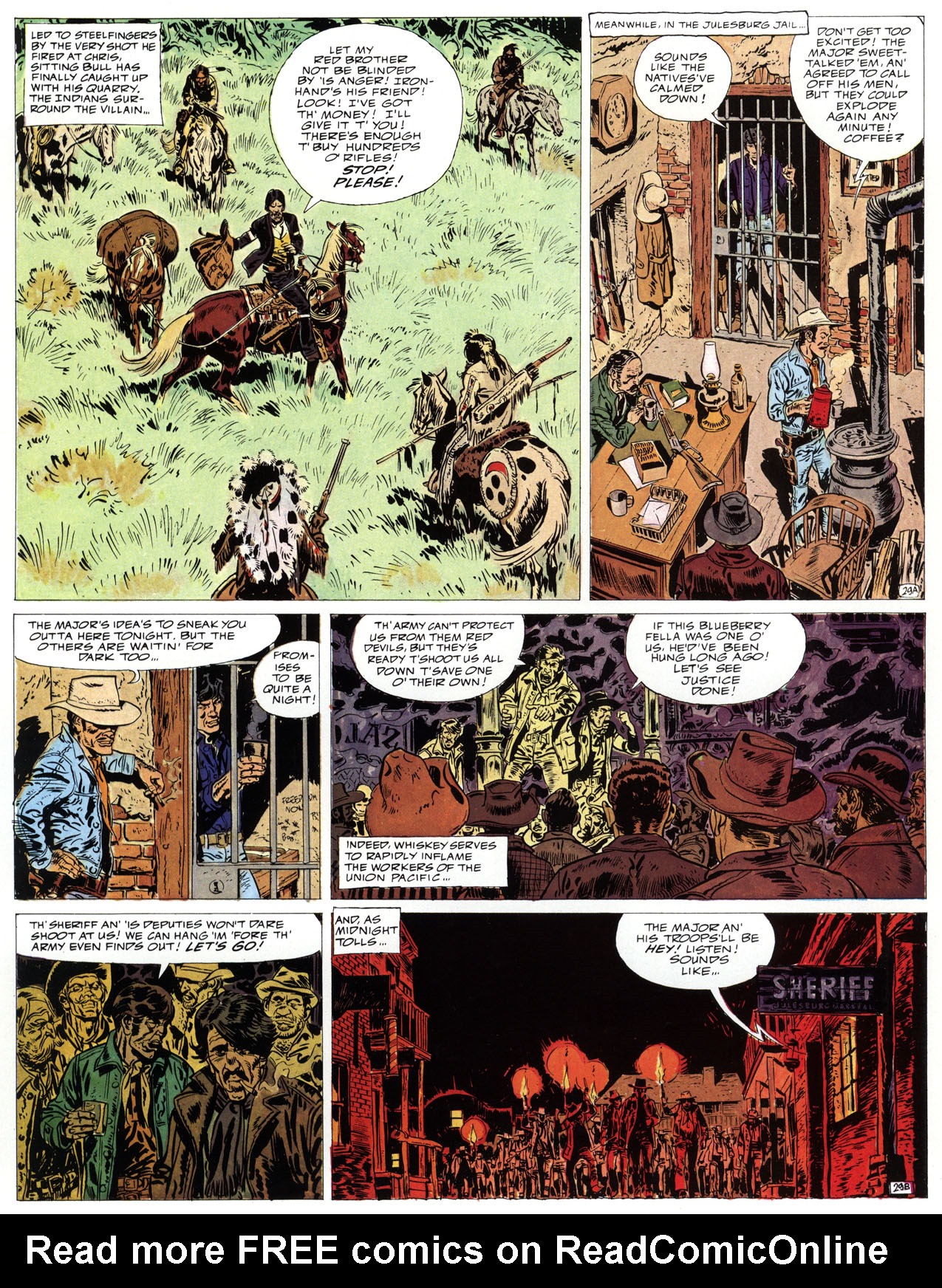 Read online Epic Graphic Novel: Lieutenant Blueberry comic -  Issue #3 - 33