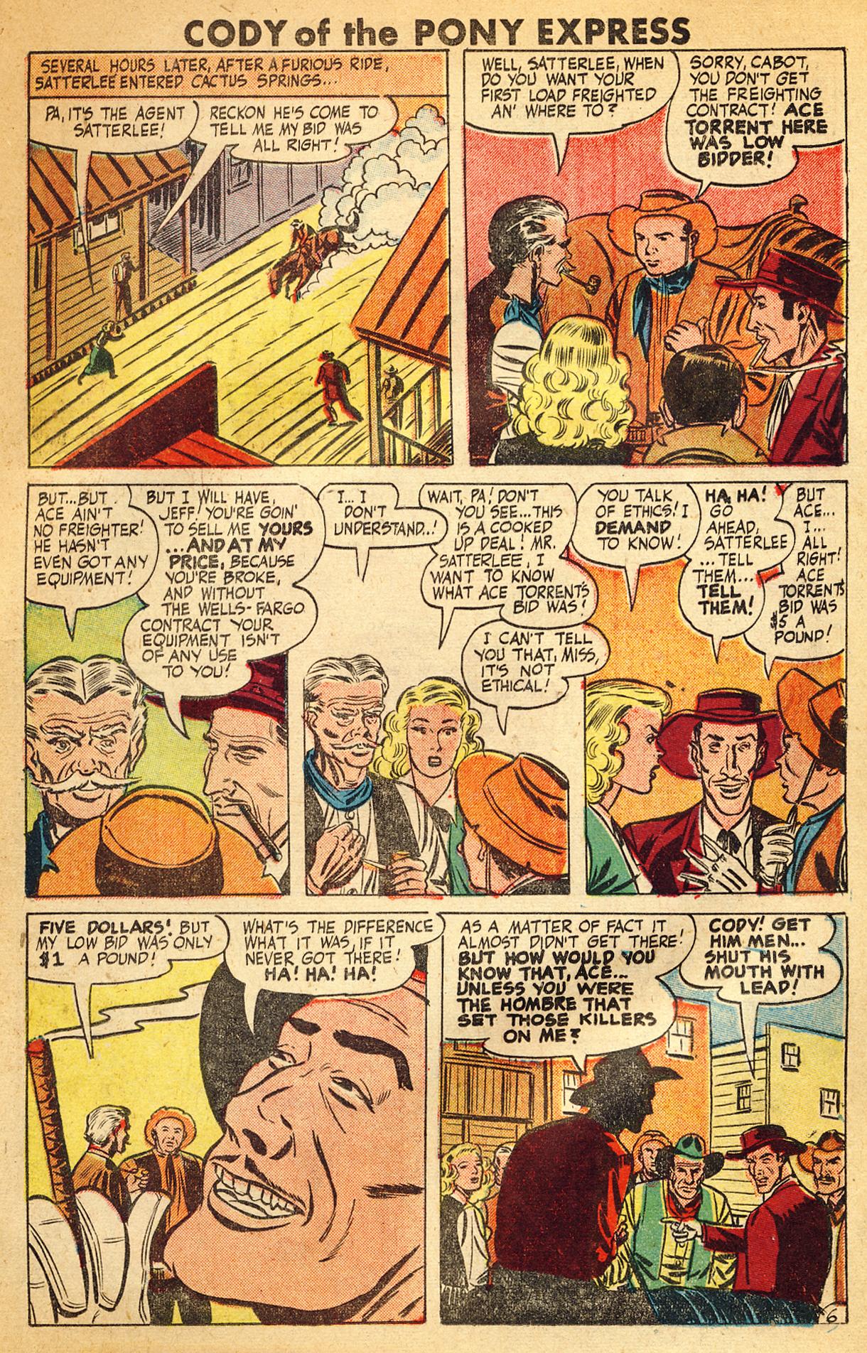 Read online Cody of the Pony Express comic -  Issue # Full - 17