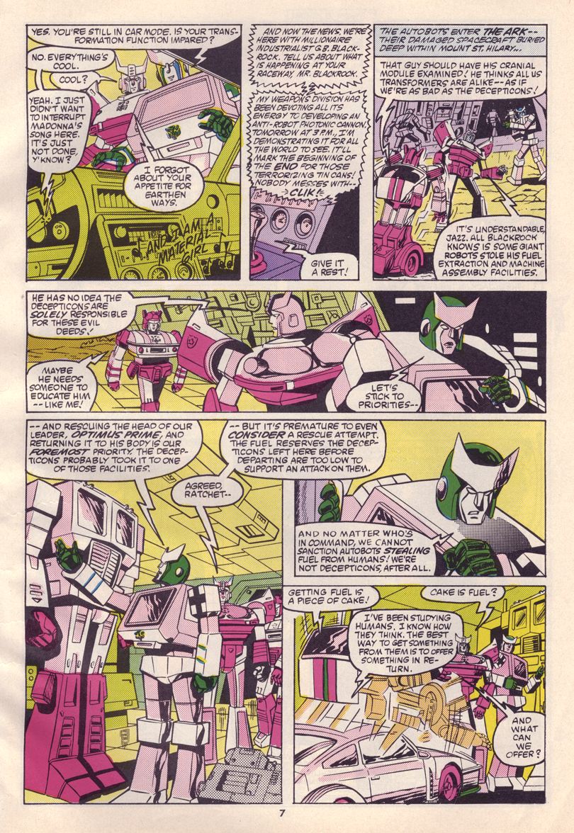 Read online The Transformers (UK) comic -  Issue #33 - 7