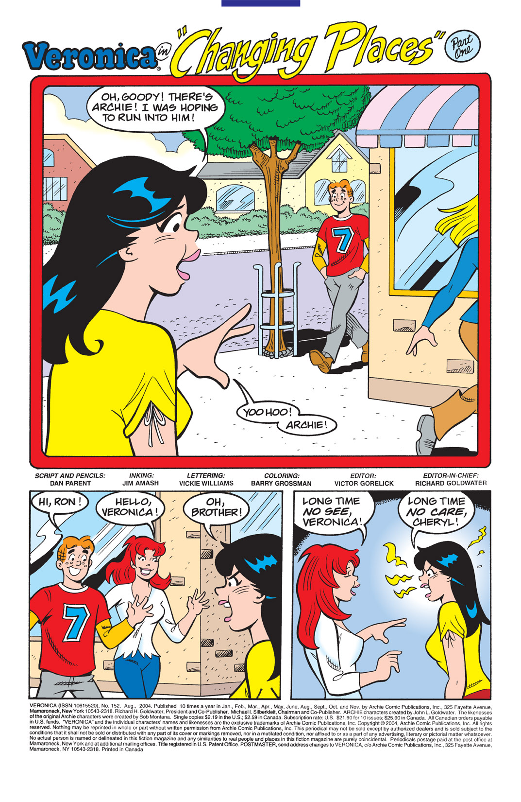 Read online Veronica comic -  Issue #152 - 2
