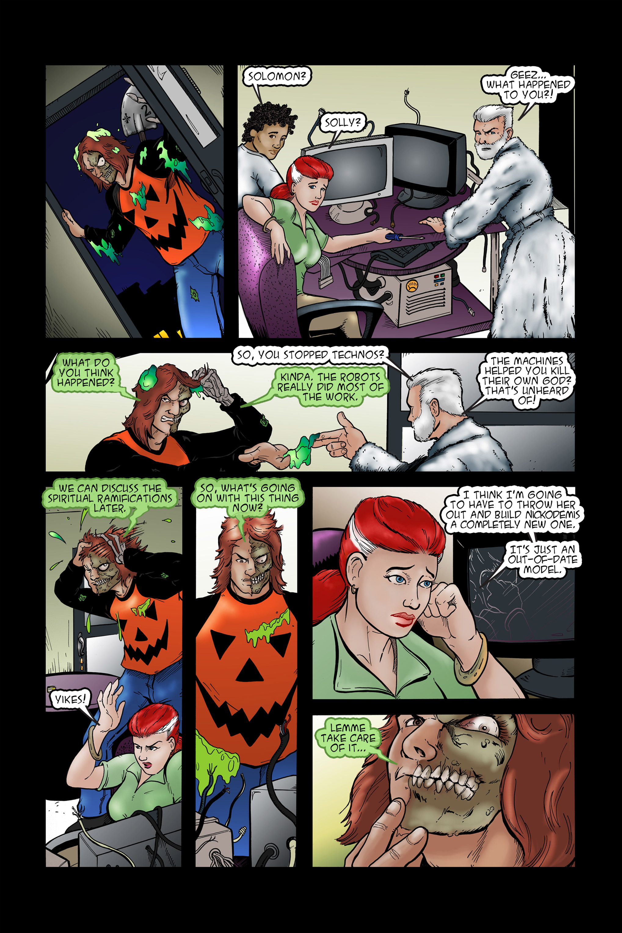 Read online Halloween Man comic -  Issue #6 - 127