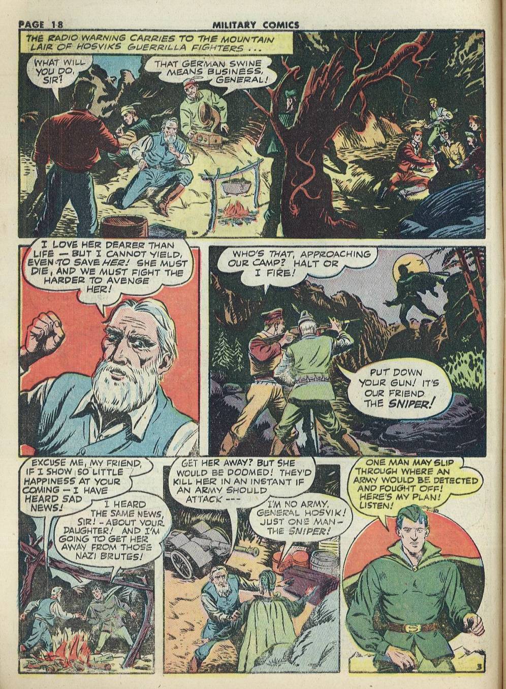 Read online Military Comics comic -  Issue #20 - 20