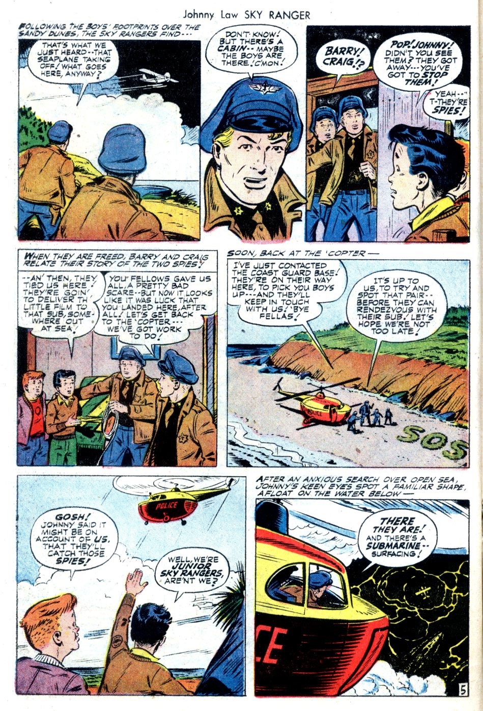 Read online Johnny Law Sky Ranger Adventures comic -  Issue #4 - 16
