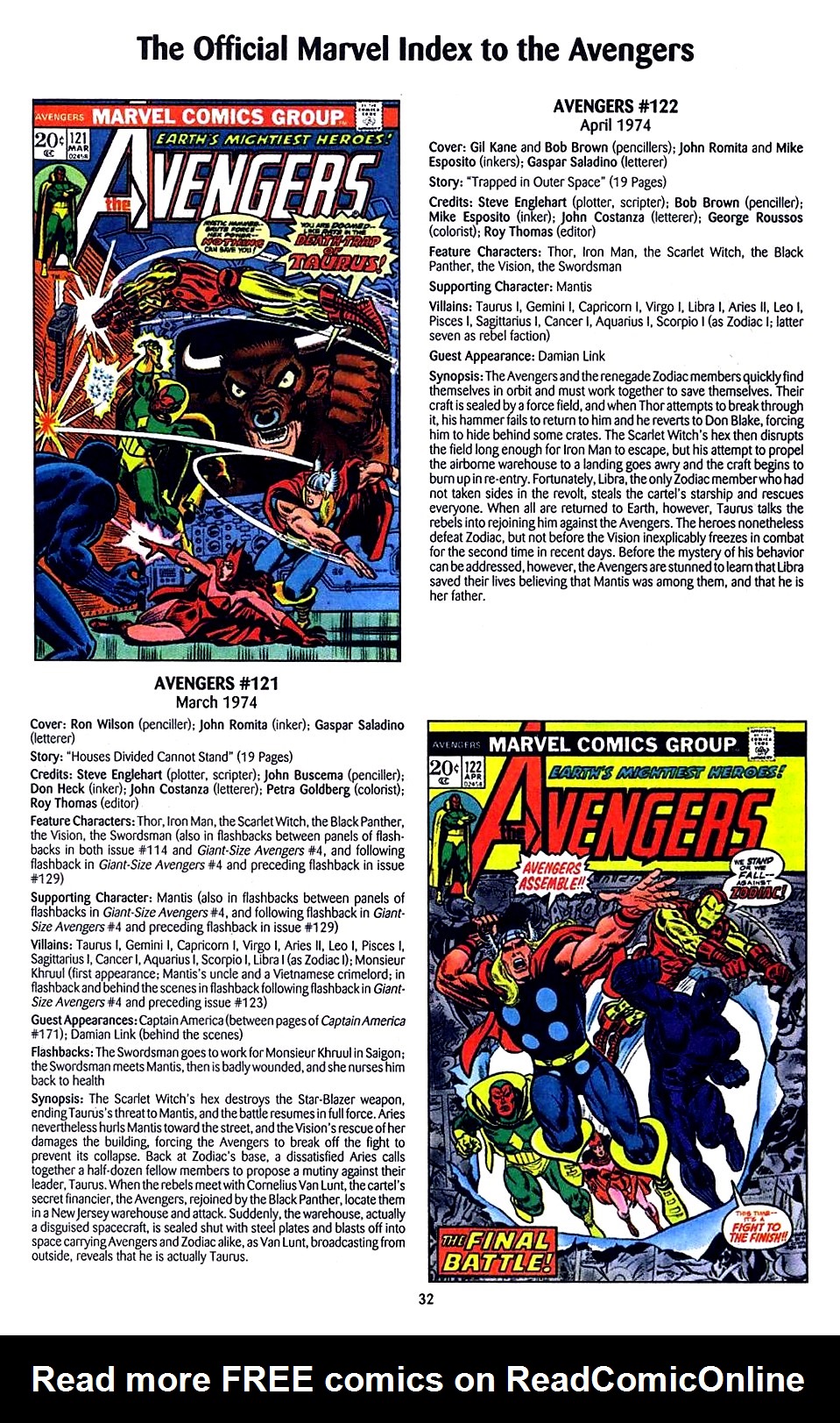 Read online The Official Marvel Index to the Avengers comic -  Issue #2 - 34