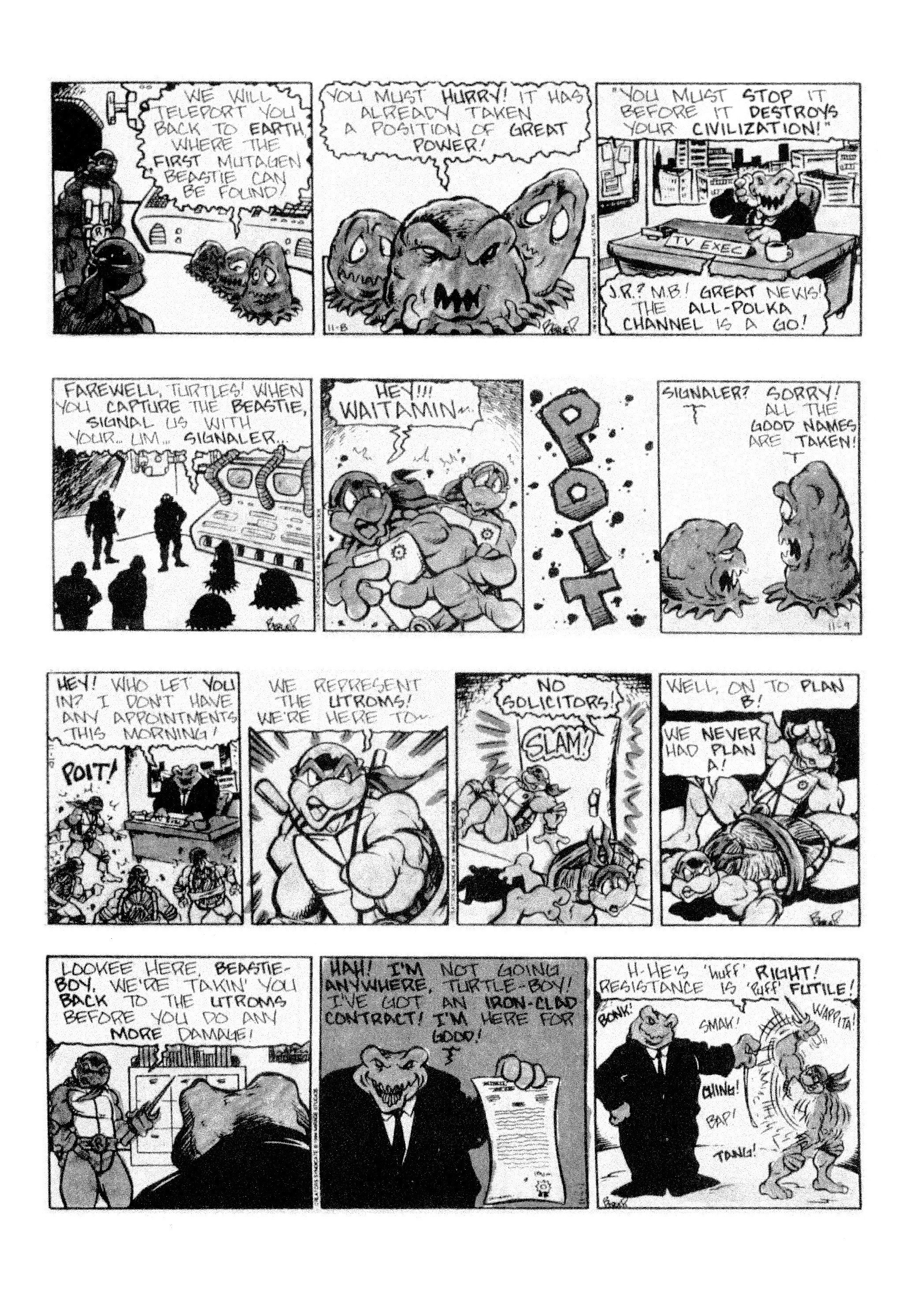 Read online Teenage Mutant Ninja Turtles: Complete Newspaper Daily Comic Strip Collection comic -  Issue # TPB 3 (Part 1) - 59